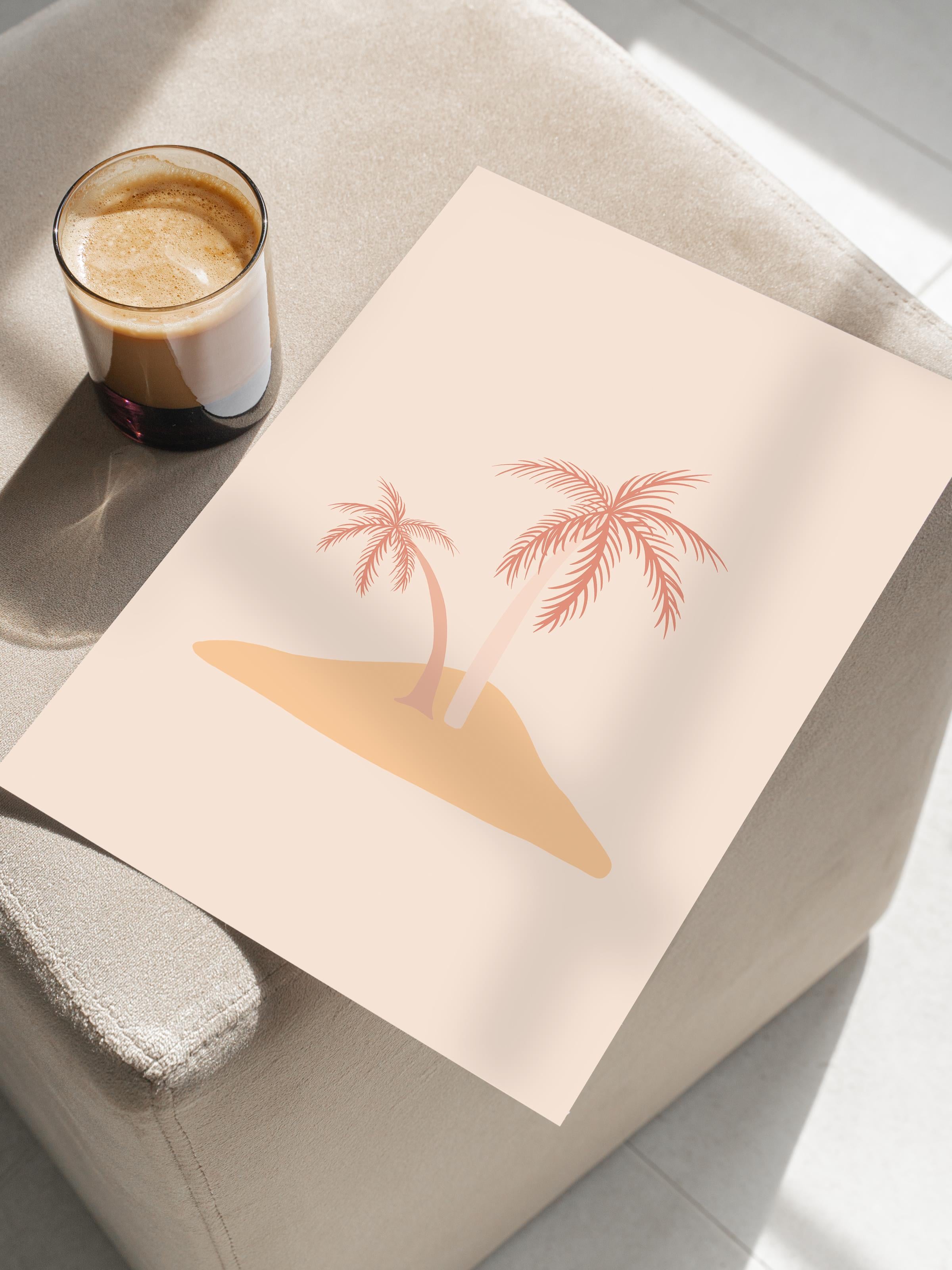 Pastel Boho Duvar Dekoru, Çerçevesiz Poster, Çerçevesiz Duvar Tablosu - Fine Art Kağıt ve HD Baskı
