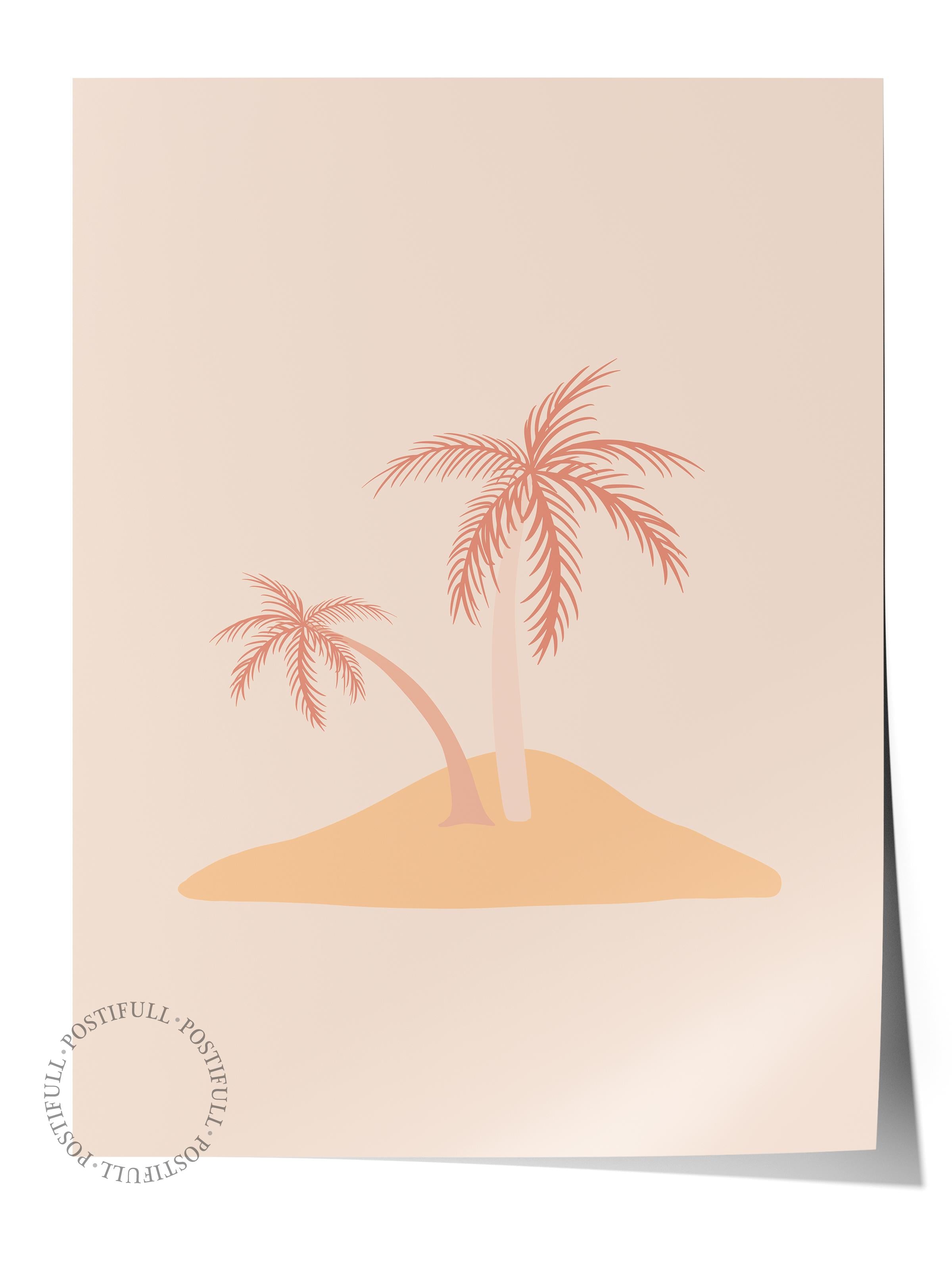 Pastel Boho Duvar Dekoru, Çerçevesiz Poster, Çerçevesiz Duvar Tablosu - Fine Art Kağıt ve HD Baskı