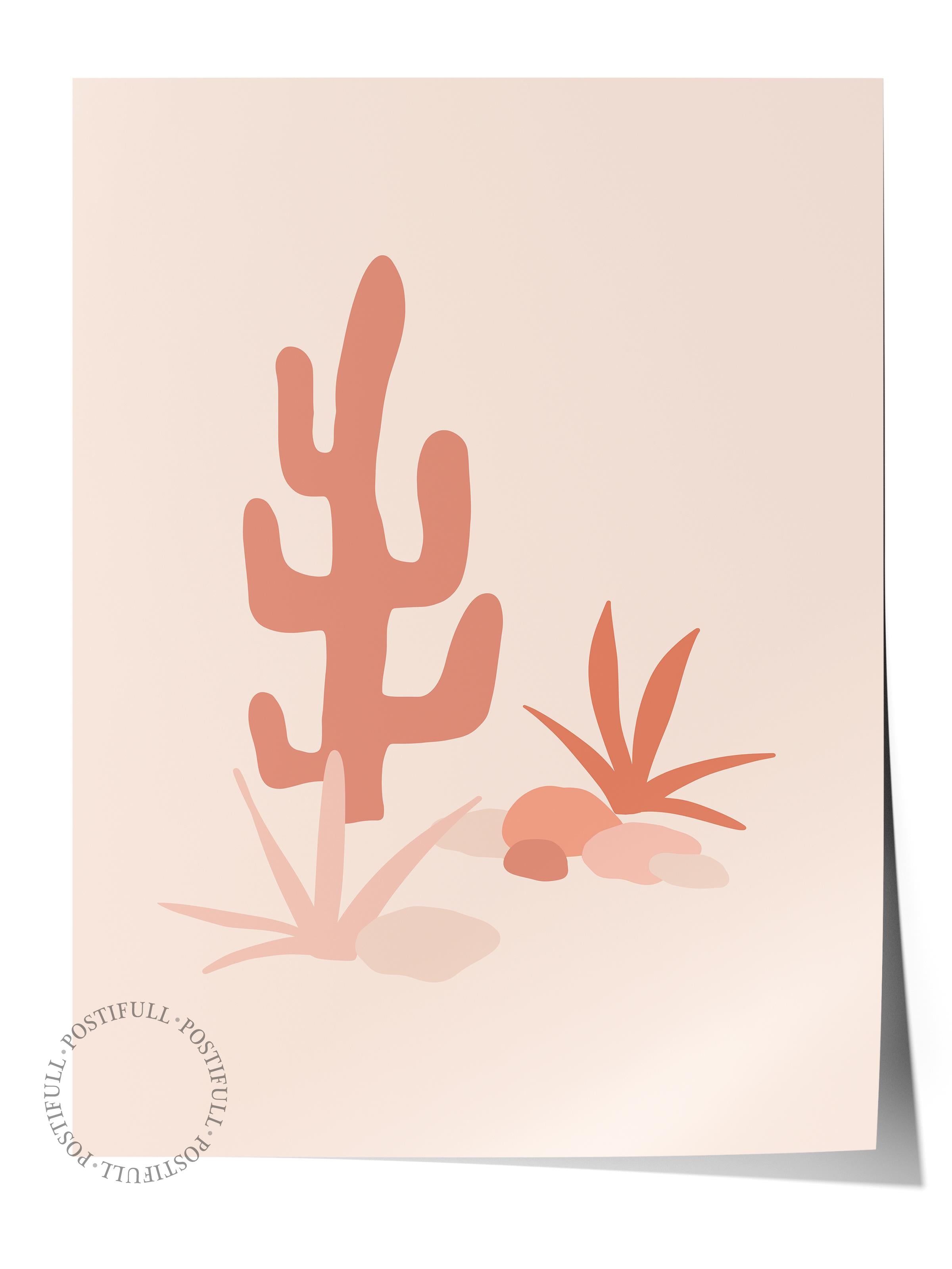 Pastel Boho Duvar Dekoru, Çerçevesiz Poster, Çerçevesiz Duvar Tablosu - Fine Art Kağıt ve HD Baskı