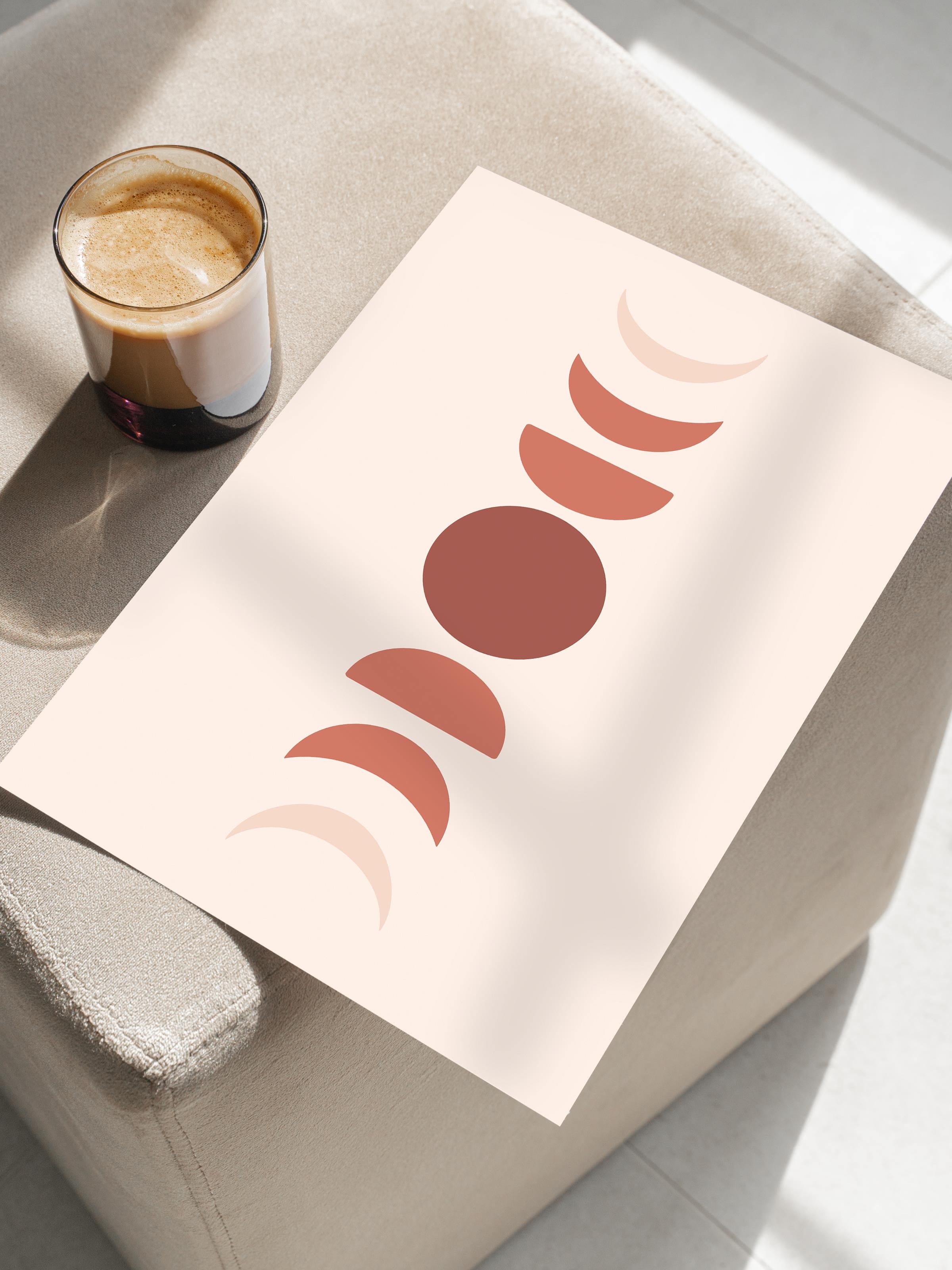 Pastel Boho Duvar Dekoru, Çerçevesiz Poster, Çerçevesiz Duvar Tablosu - Fine Art Kağıt ve HD Baskı