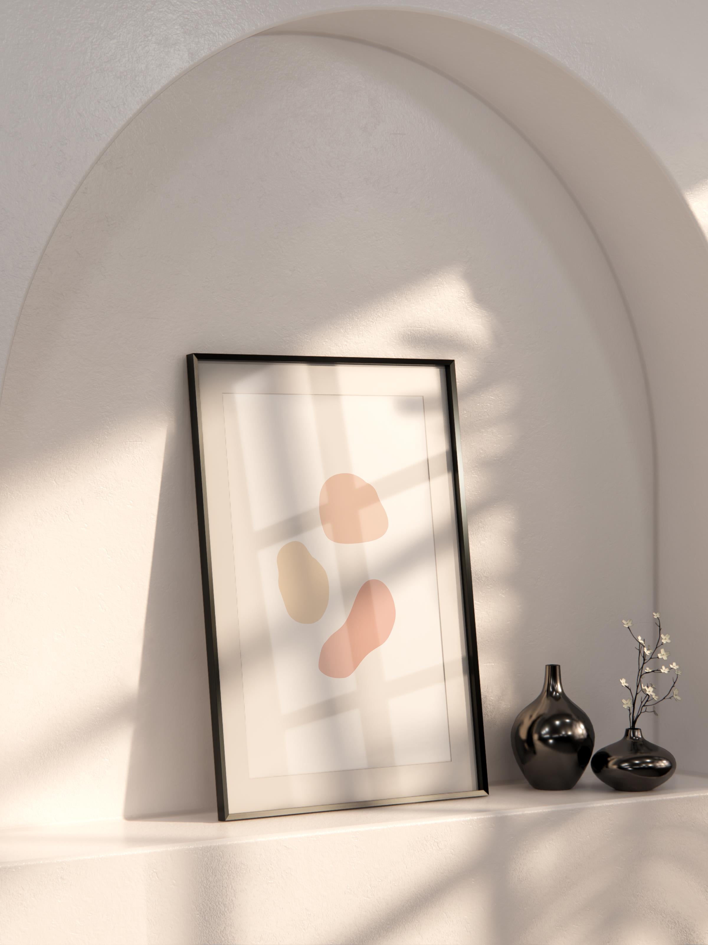 Pastel Boho Duvar Dekoru, Çerçevesiz Poster, Çerçevesiz Duvar Tablosu - Fine Art Kağıt ve HD Baskı