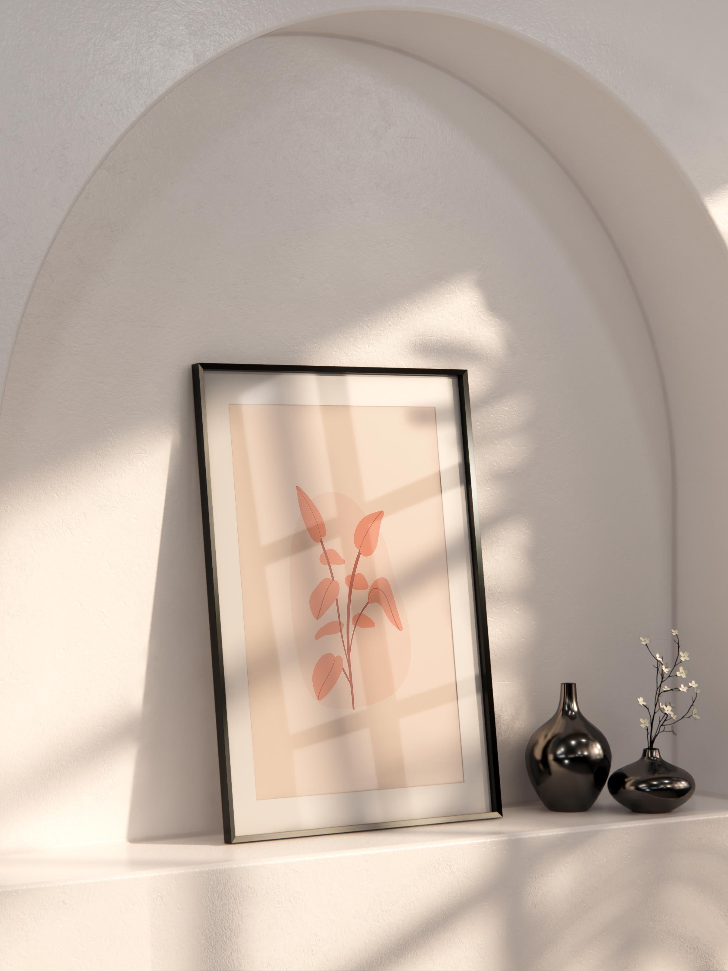 Pastel Boho Duvar Dekoru, Çerçevesiz Poster, Çerçevesiz Duvar Tablosu - Fine Art Kağıt ve HD Baskı