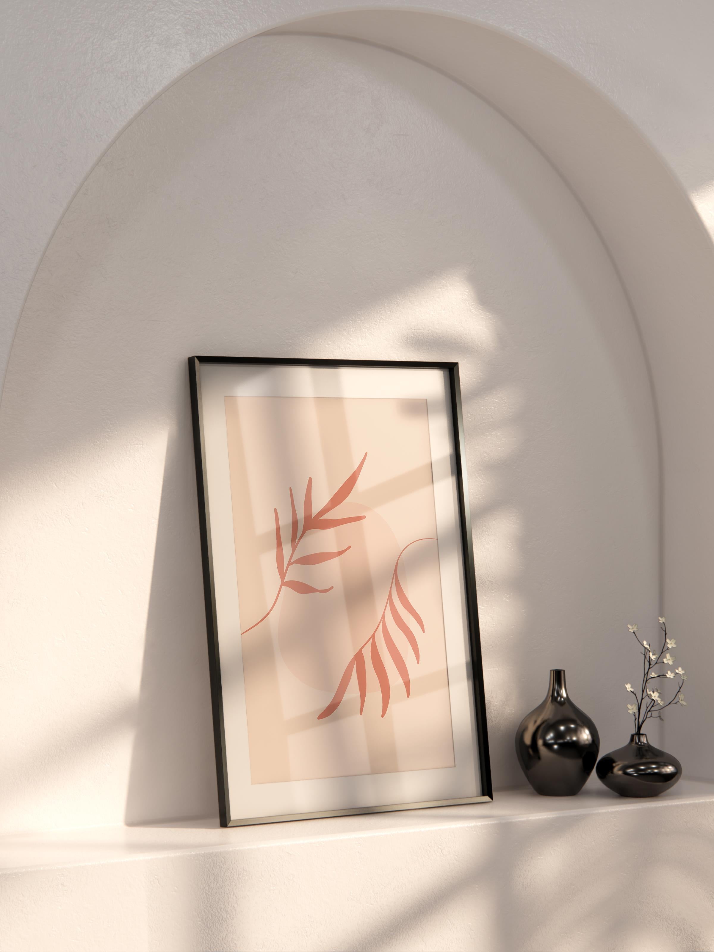 Pastel Boho Duvar Dekoru, Çerçevesiz Poster, Çerçevesiz Duvar Tablosu - Fine Art Kağıt ve HD Baskı