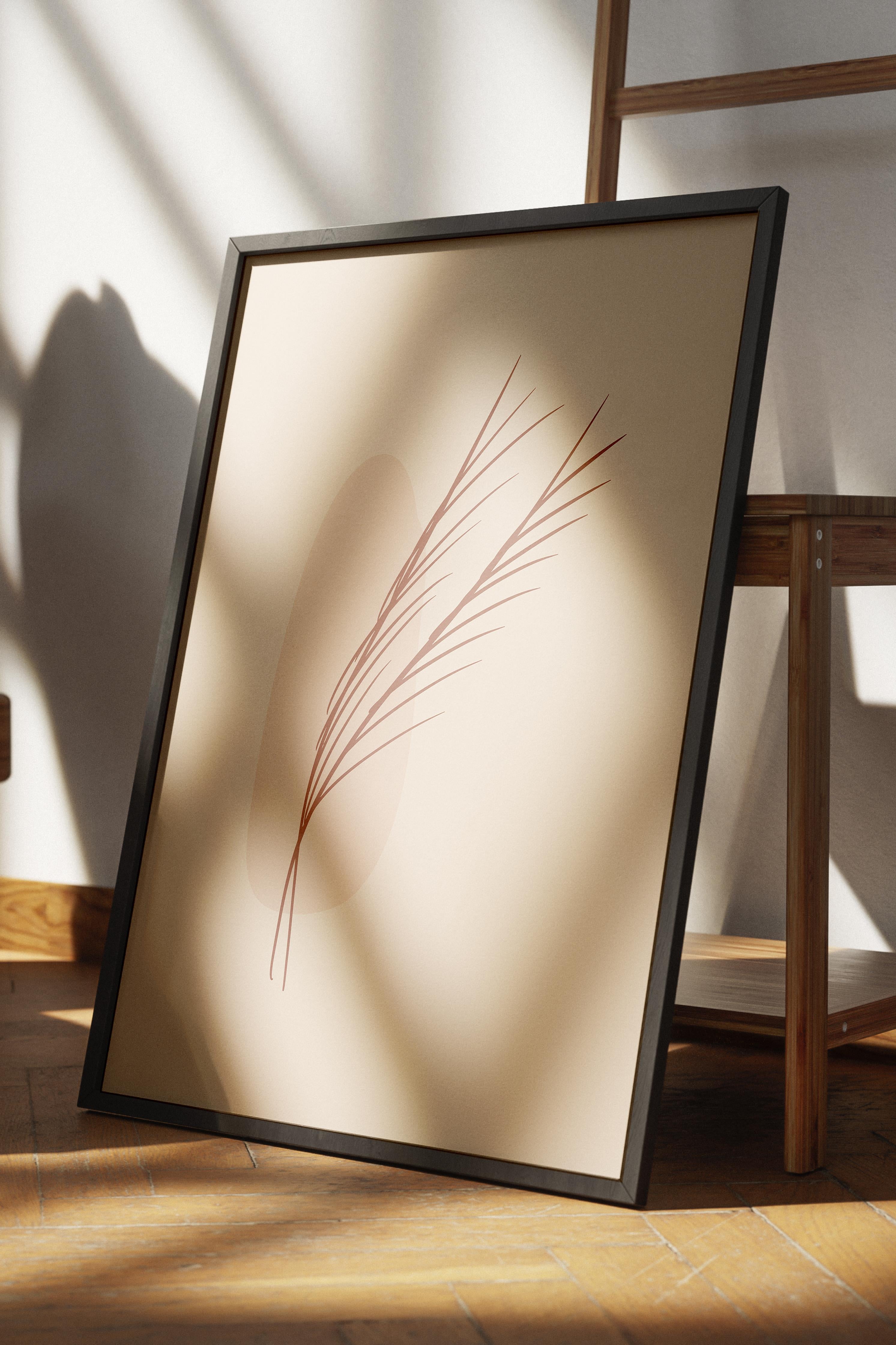 Pastel Boho Duvar Dekoru, Çerçevesiz Poster, Çerçevesiz Duvar Tablosu - Fine Art Kağıt ve HD Baskı