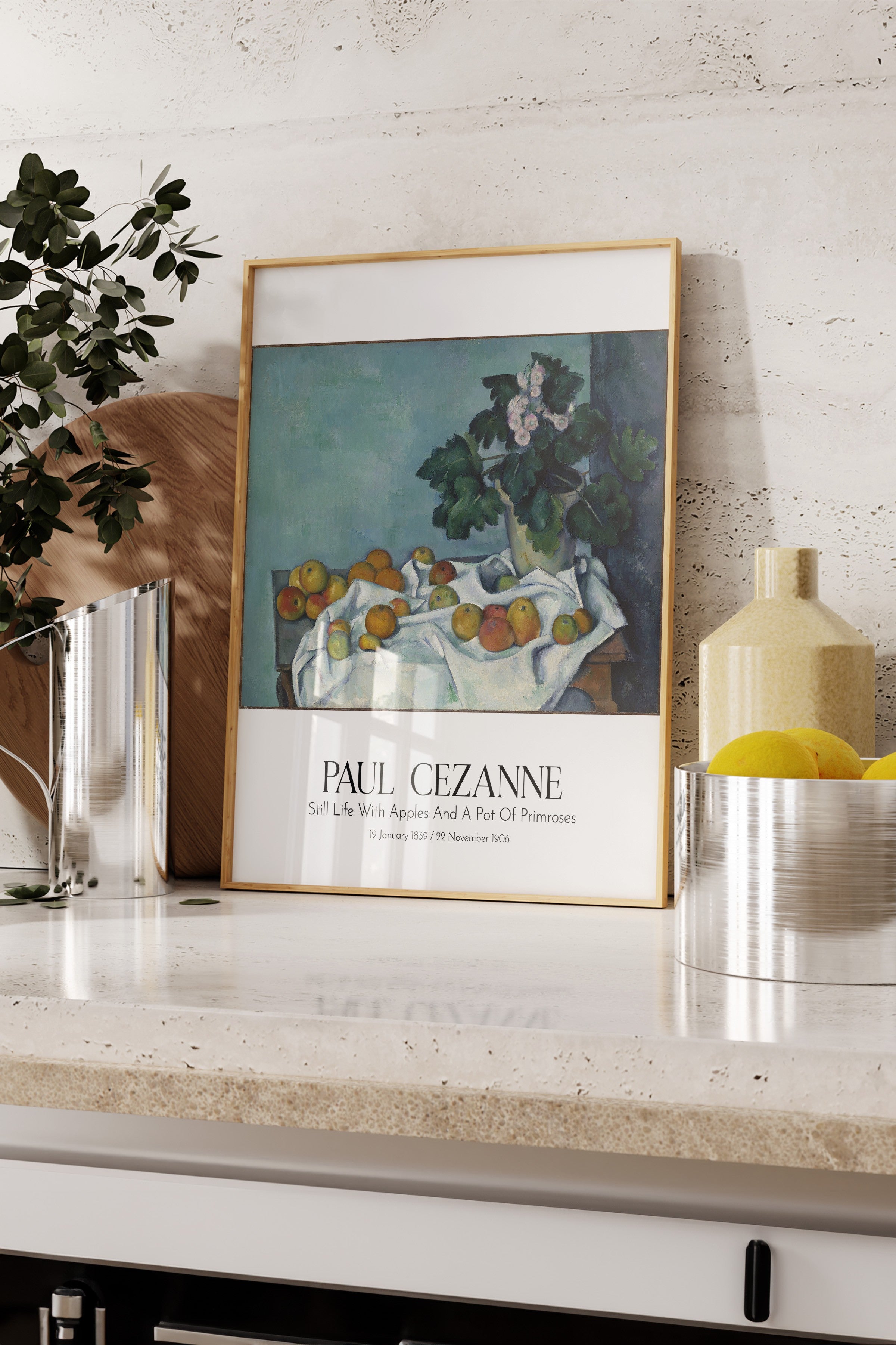 Paul Cezanne, Ahşap Çerçeveli Tablo, Sanat Serisi NO:110466