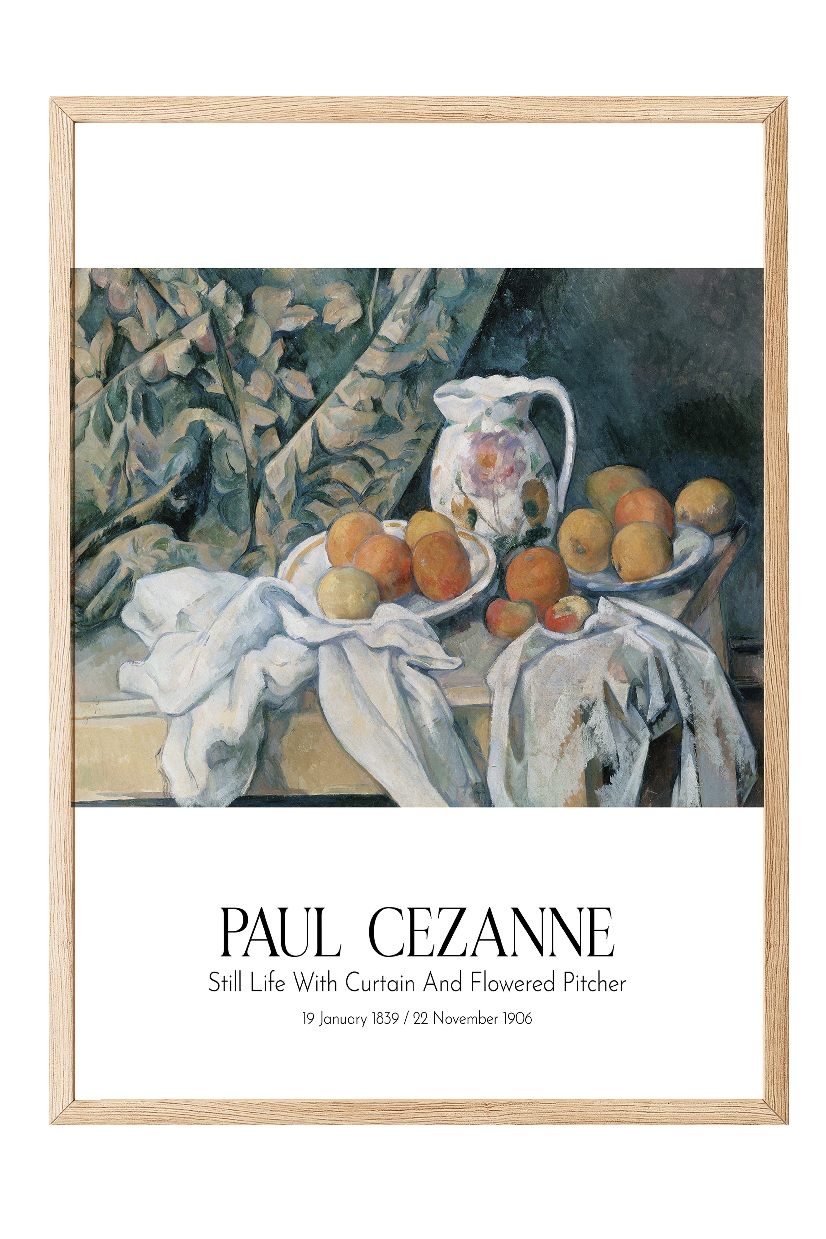 Paul Cezanne, Ahşap Çerçeveli Tablo, Sanat Serisi NO:110470