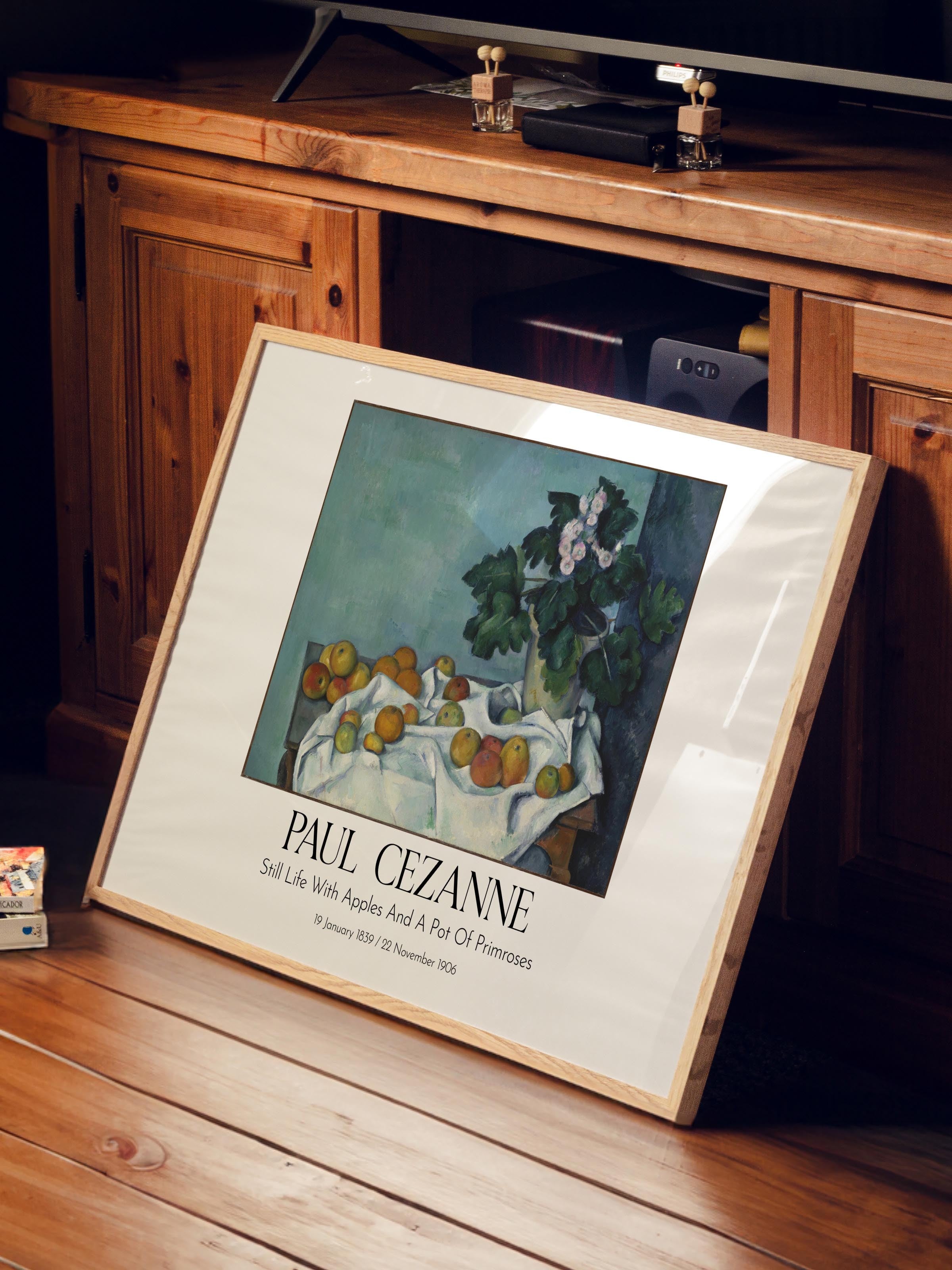 Paul Cezanne, Ahşap Çerçeveli Tablo, Sanat Serisi NO:110489