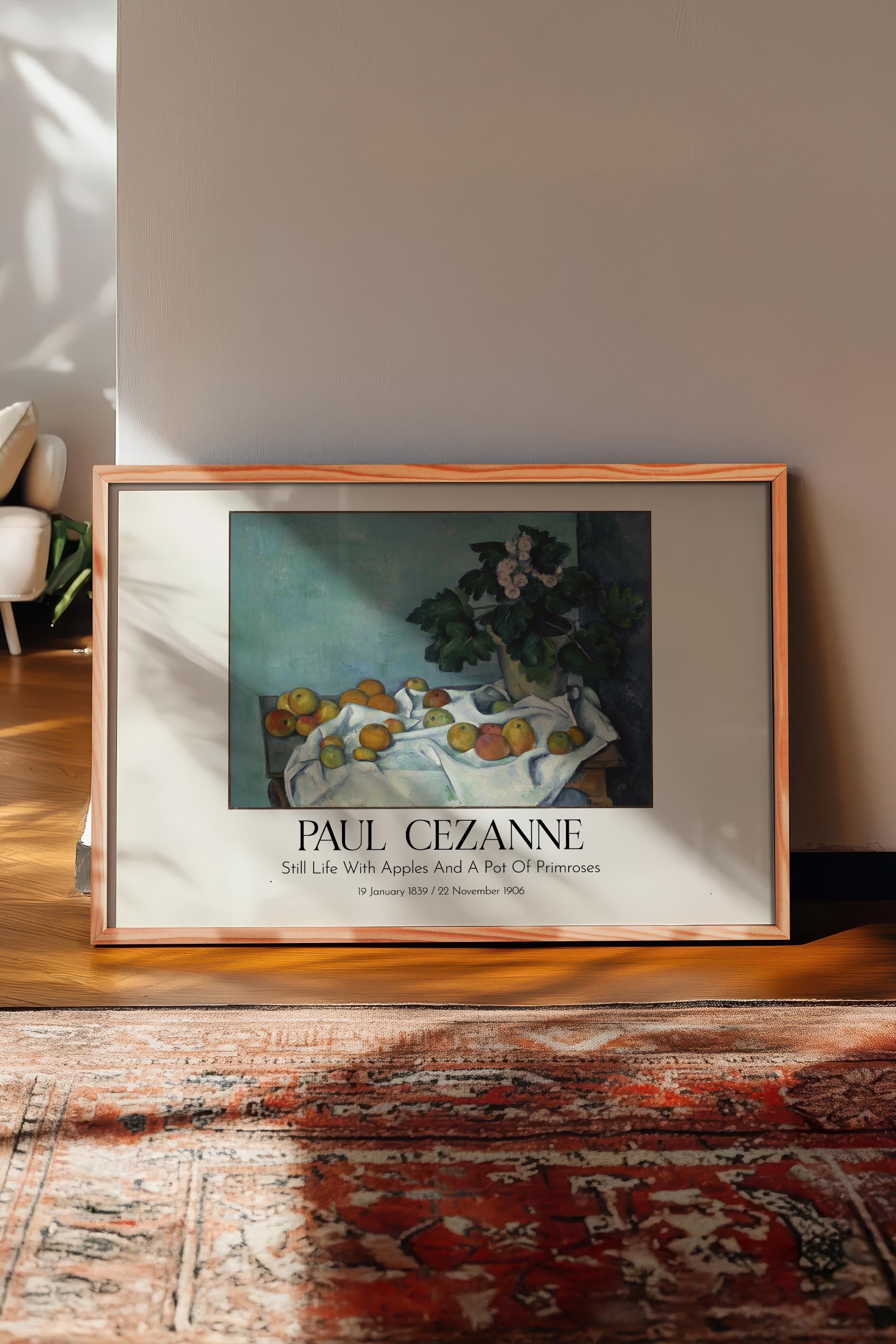 Paul Cezanne, Ahşap Çerçeveli Tablo, Sanat Serisi NO:110489