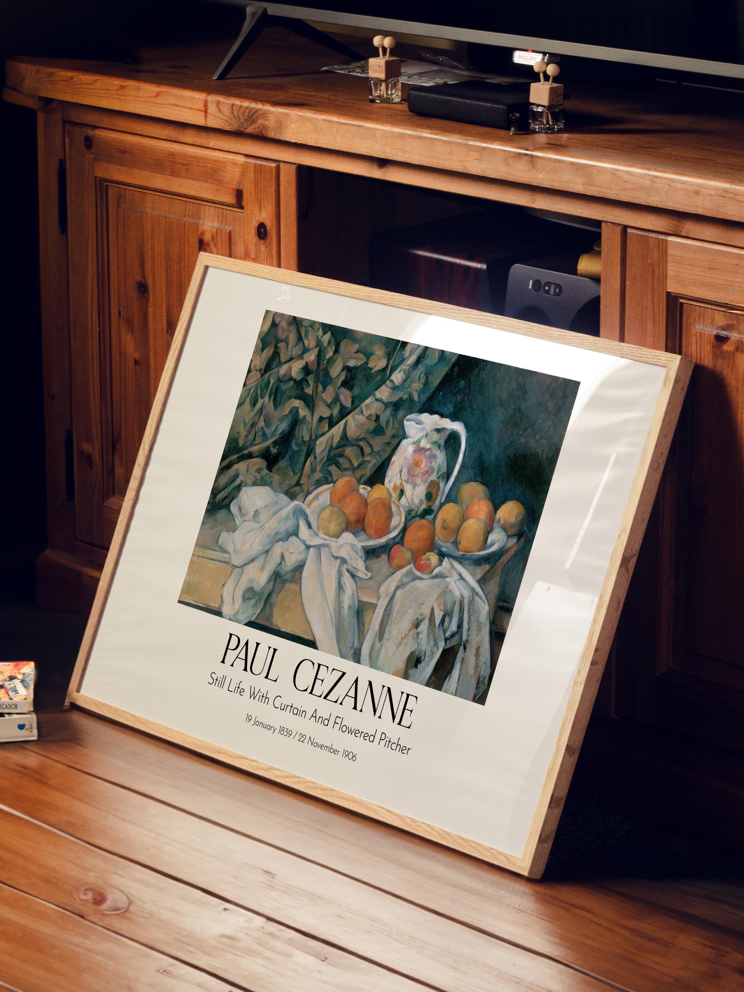 Paul Cezanne, Ahşap Çerçeveli Tablo, Sanat Serisi NO:110493