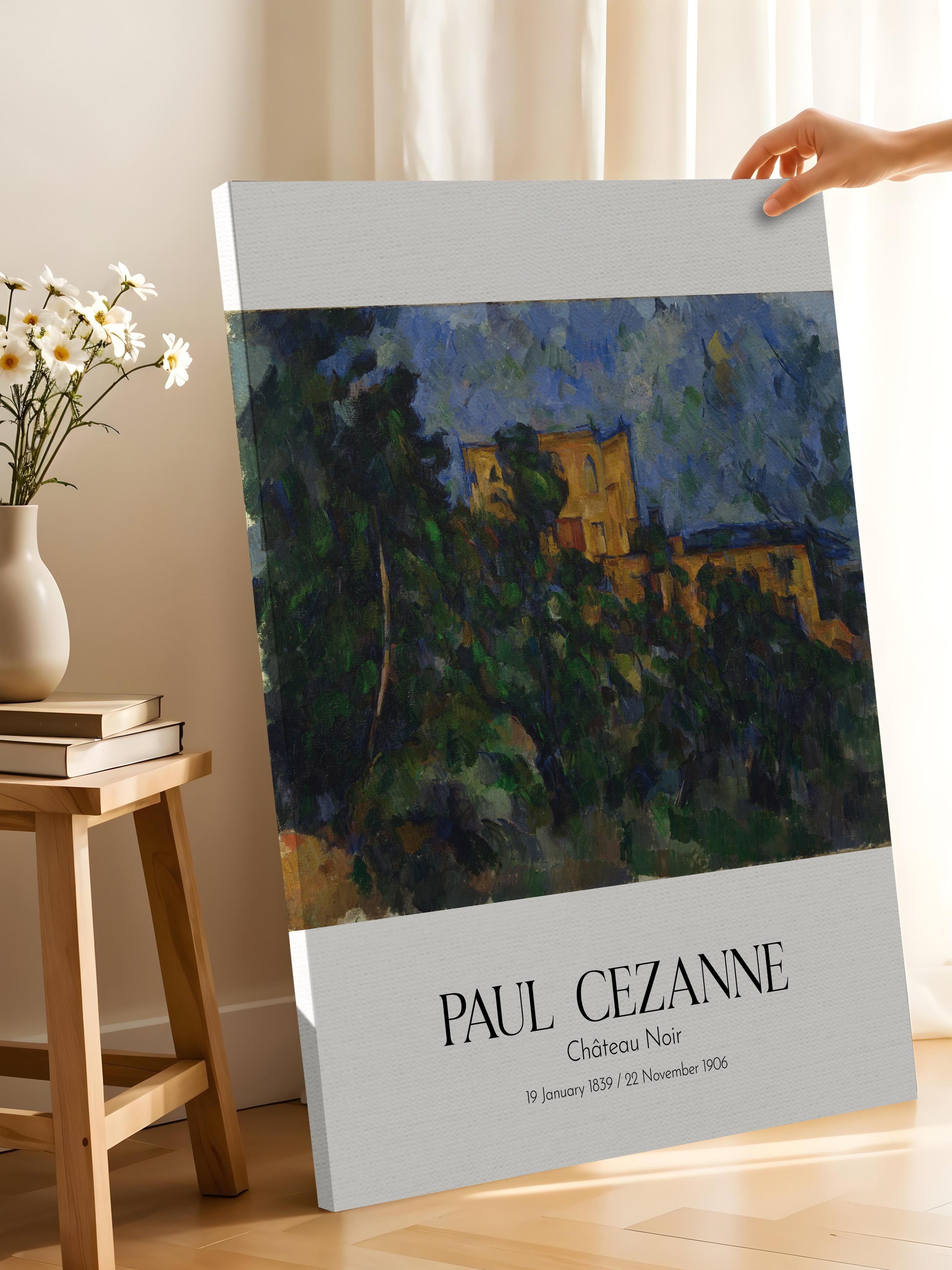 Paul Cezanne - Château Noir, Kanvas Tablo, Sanat Serisi NO:110454