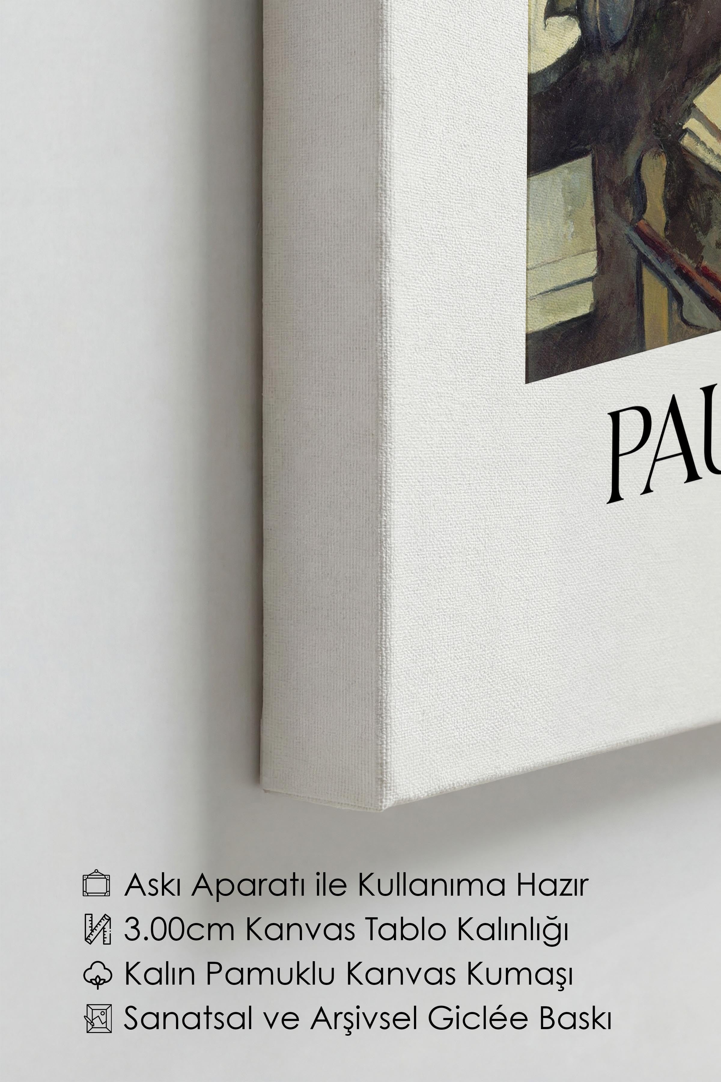 Paul Cezanne - Gustave Geoffroy, Kanvas Tablo, Sanat Serisi NO:110457