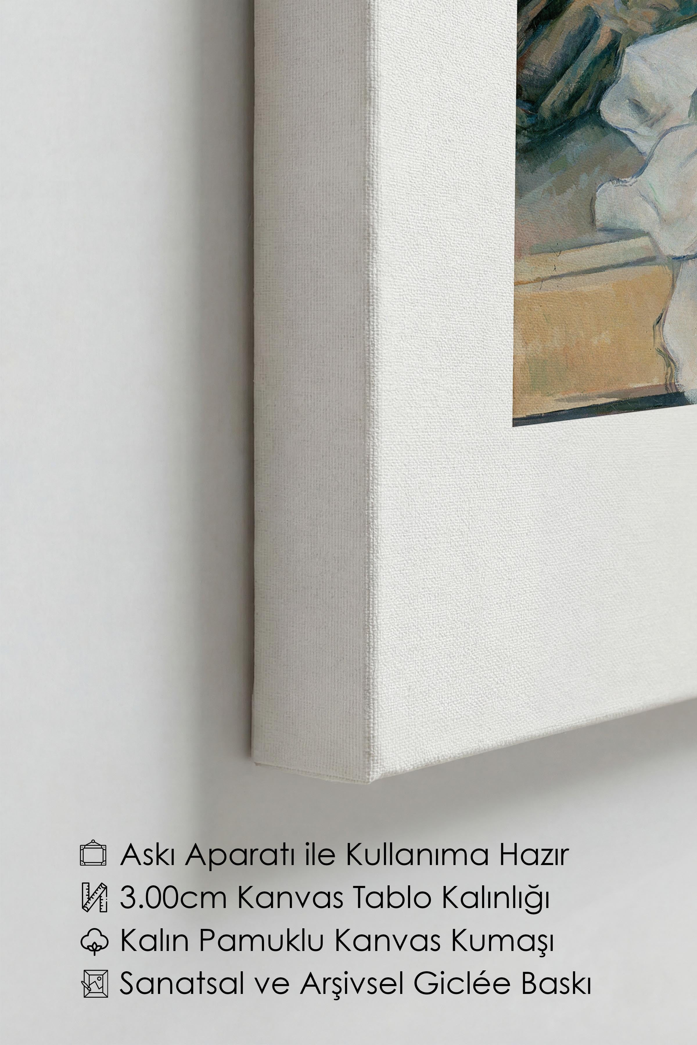 Paul Cezanne, Kanvas Tablo, Sanat Serisi NO:110493