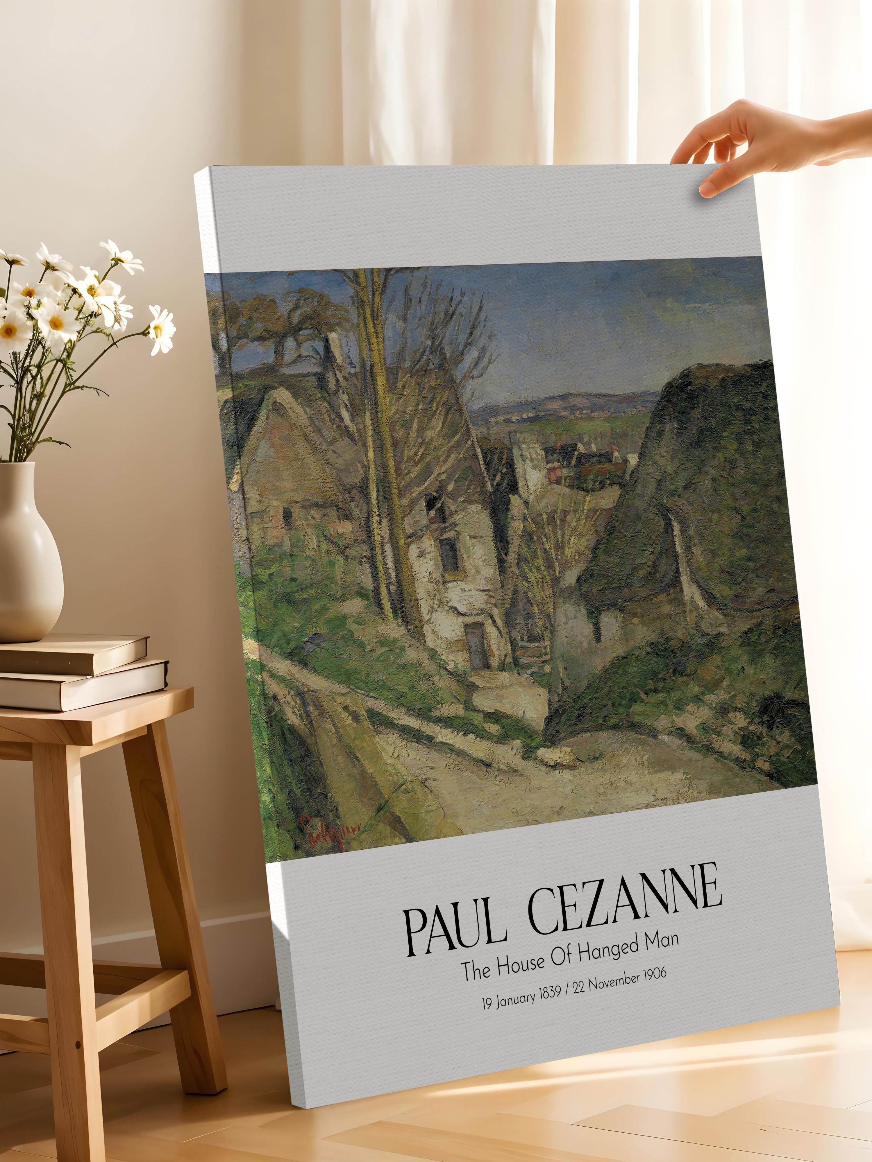 Paul Cezanne - The House Of Hanged Man, Kanvas Tablo, Sanat Serisi NO:110451