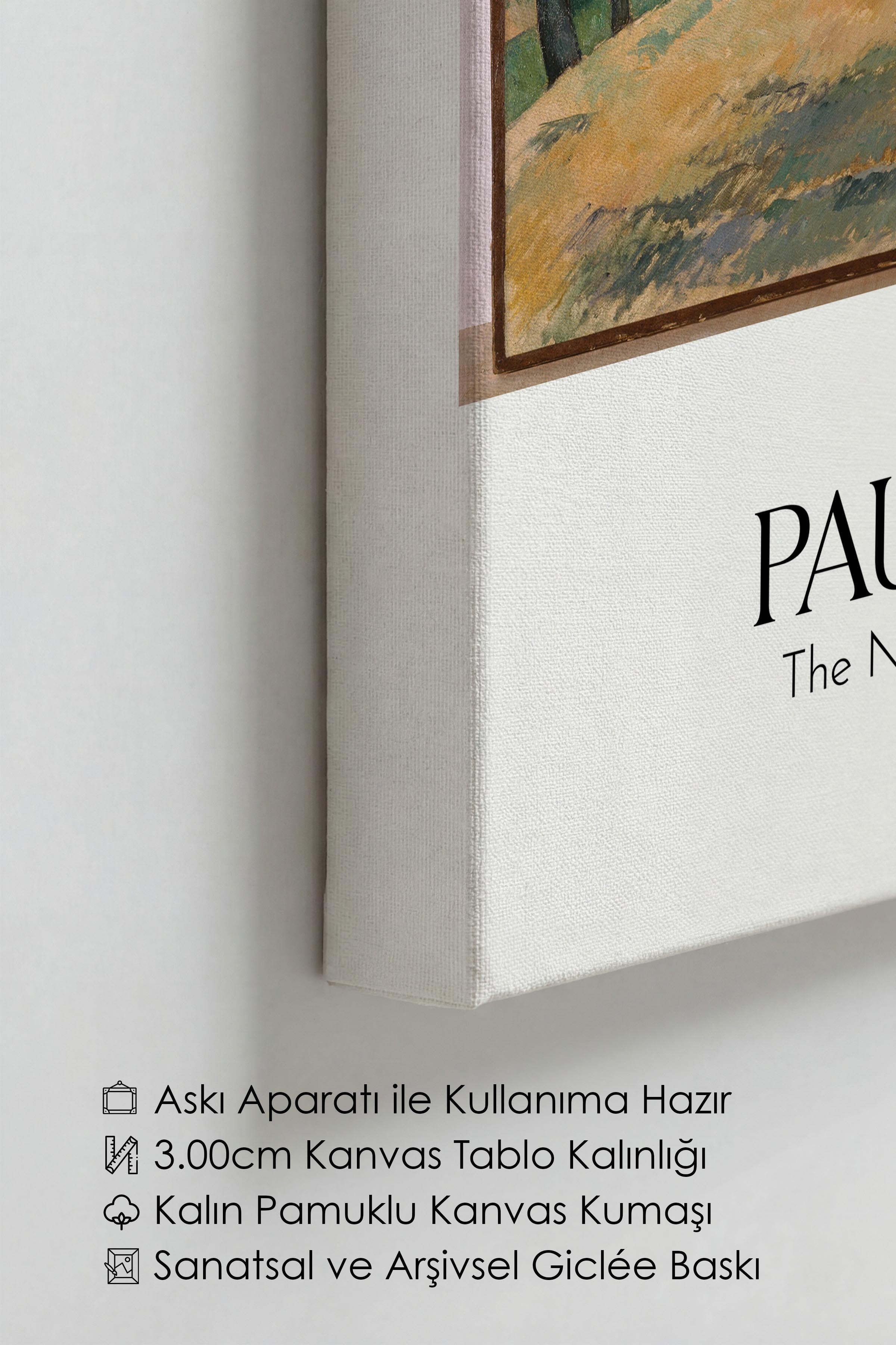 Paul Cezanne - The Neighborhood Of Jas De Bouffan, Kanvas Tablo, Sanat Serisi NO:110477