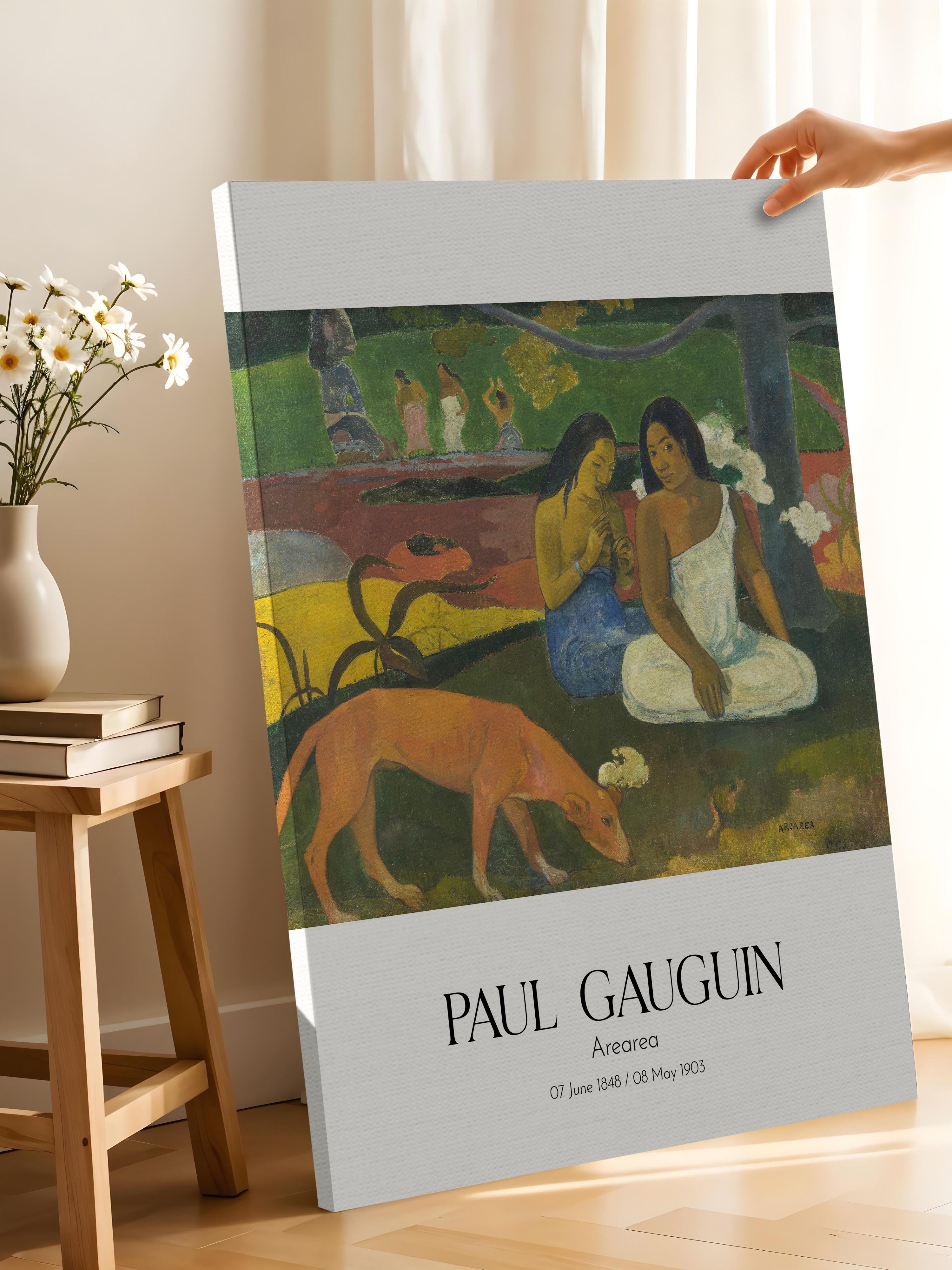Paul Gauguin - Arearea, Kanvas Tablo, Sanat Serisi NO:110543