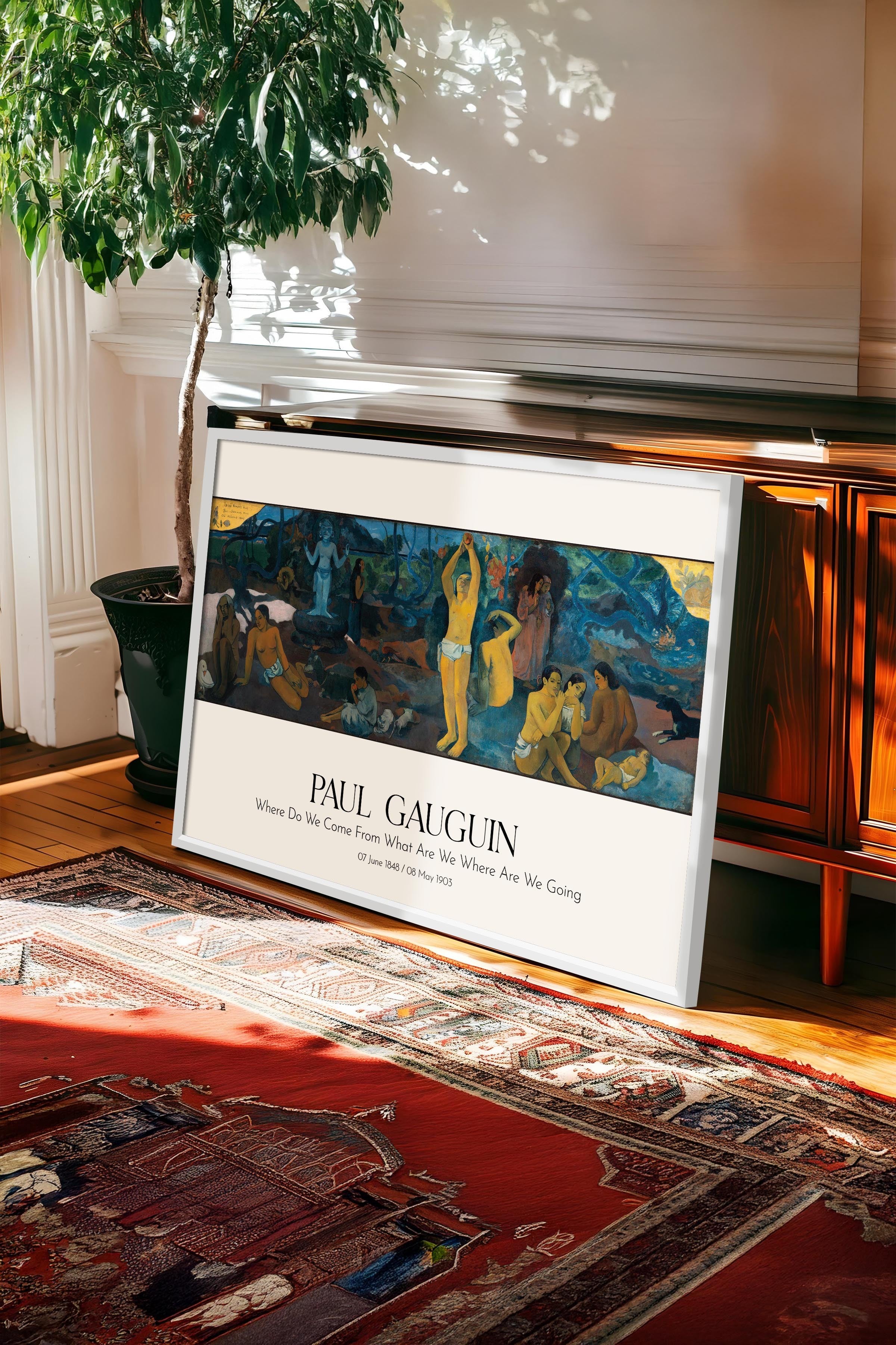 Paul Gauguin, Beyaz Çerçeveli Tablo, Sanat Serisi NO:110583