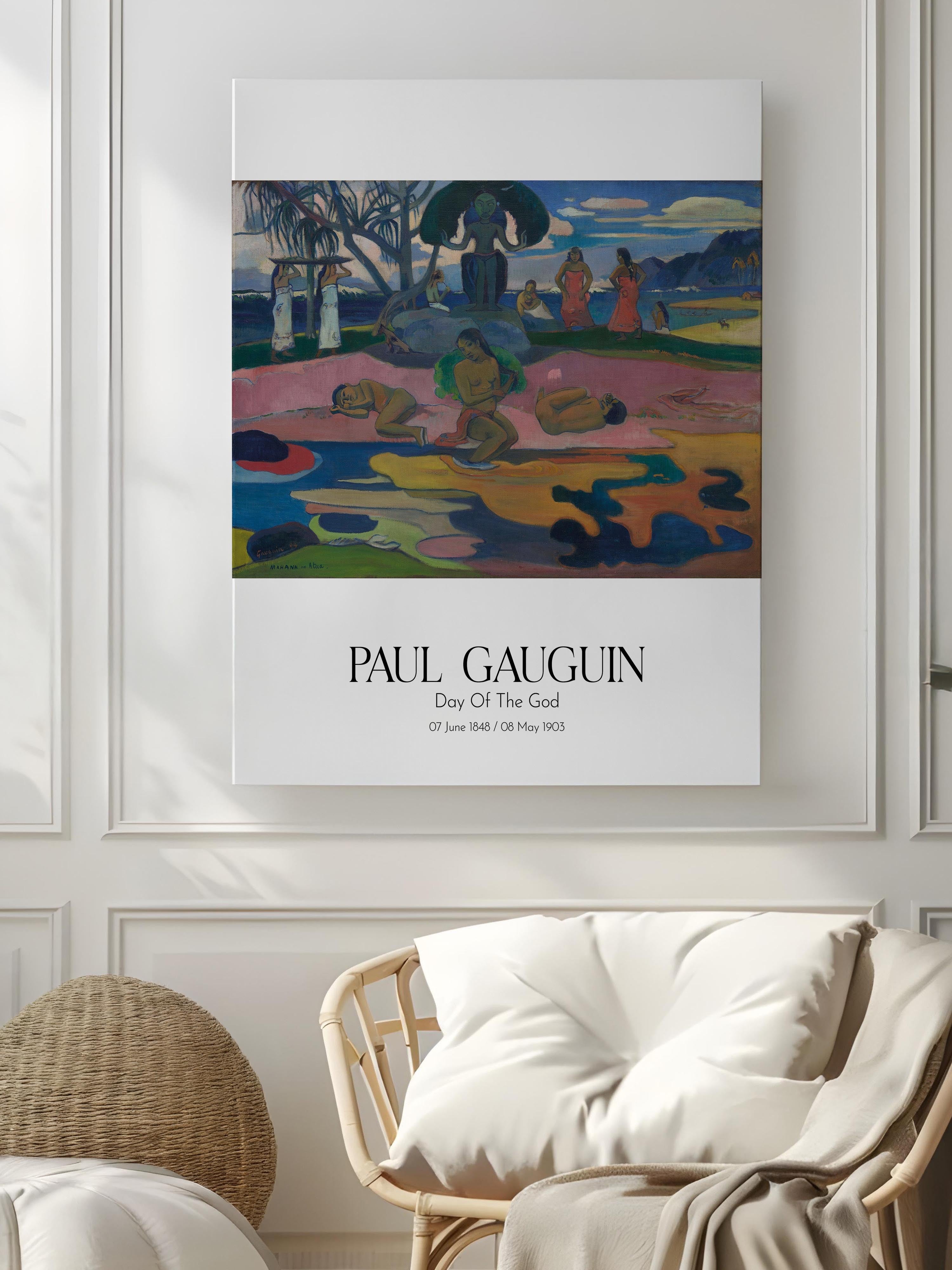 Paul Gauguin - Day Of The God, Kanvas Tablo, Sanat Serisi NO:110570