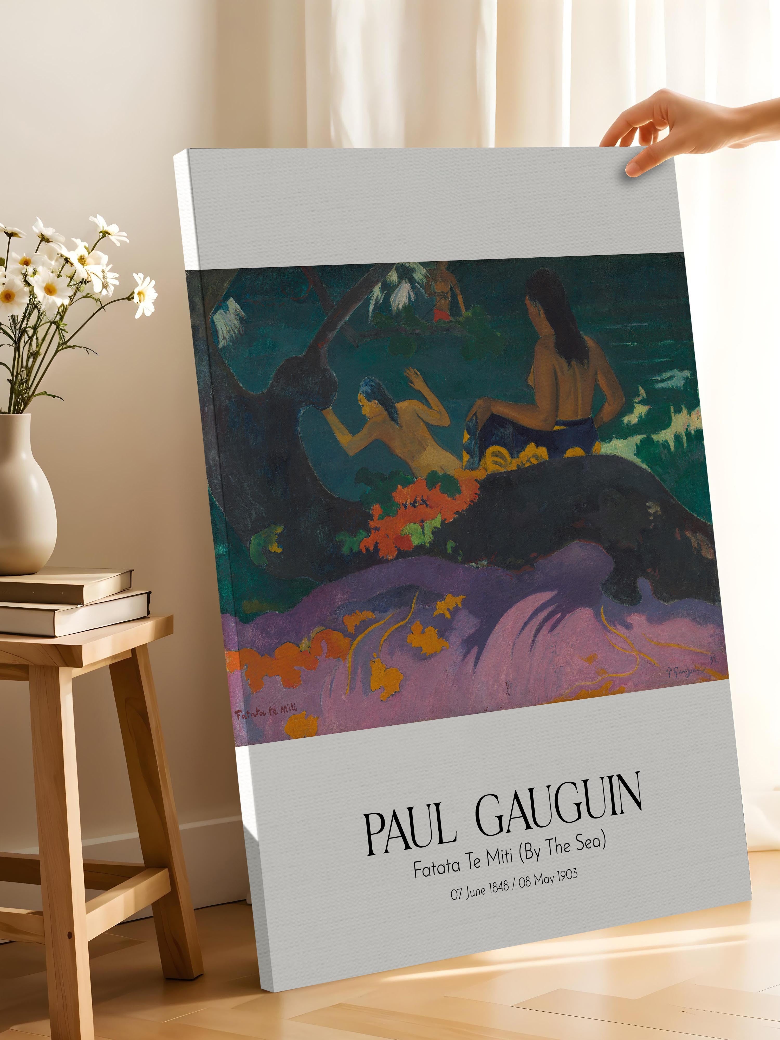 Paul Gauguin - Fatata Te Miti (By The Sea), Kanvas Tablo, Sanat Serisi NO:110546