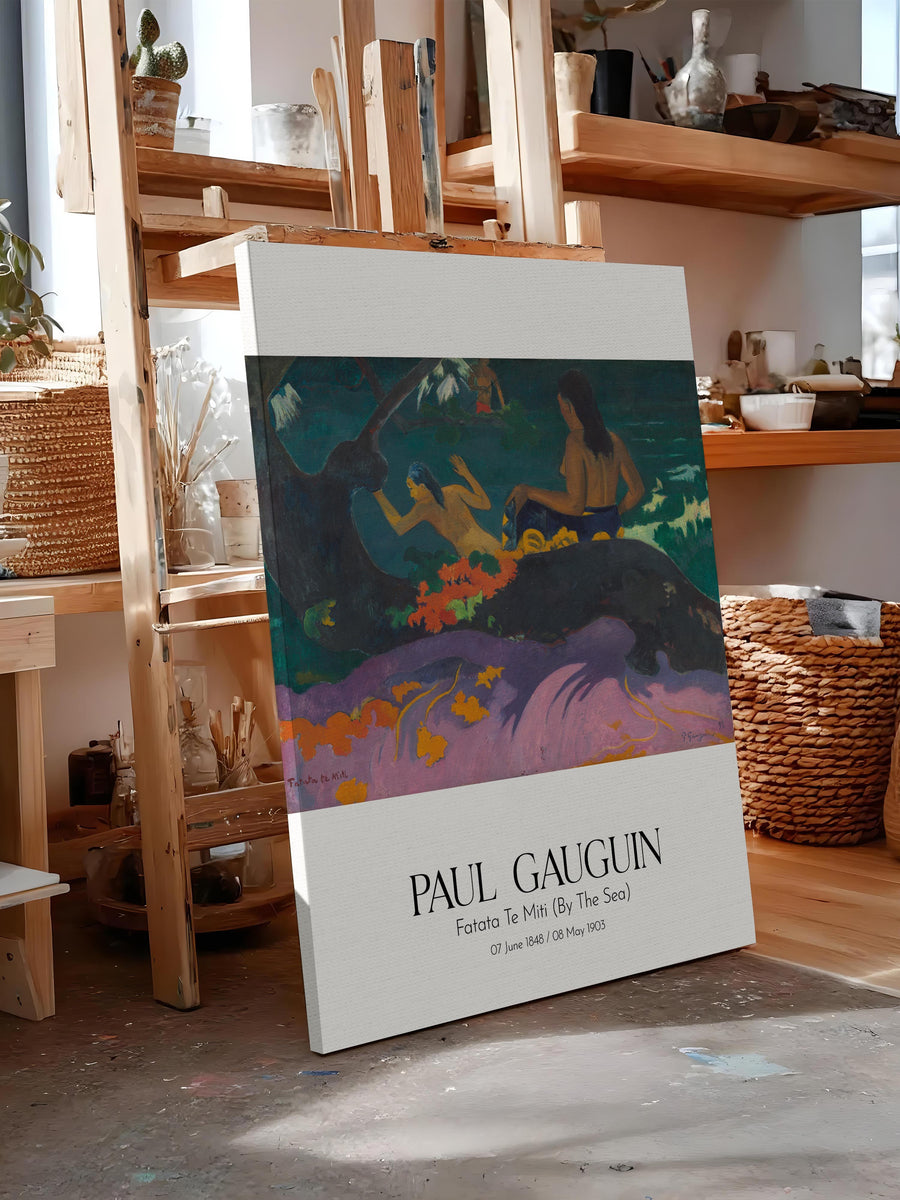 Paul Gauguin - Fatata Te Miti (By The Sea), Kanvas Tablo, Sanat Serisi NO:110546