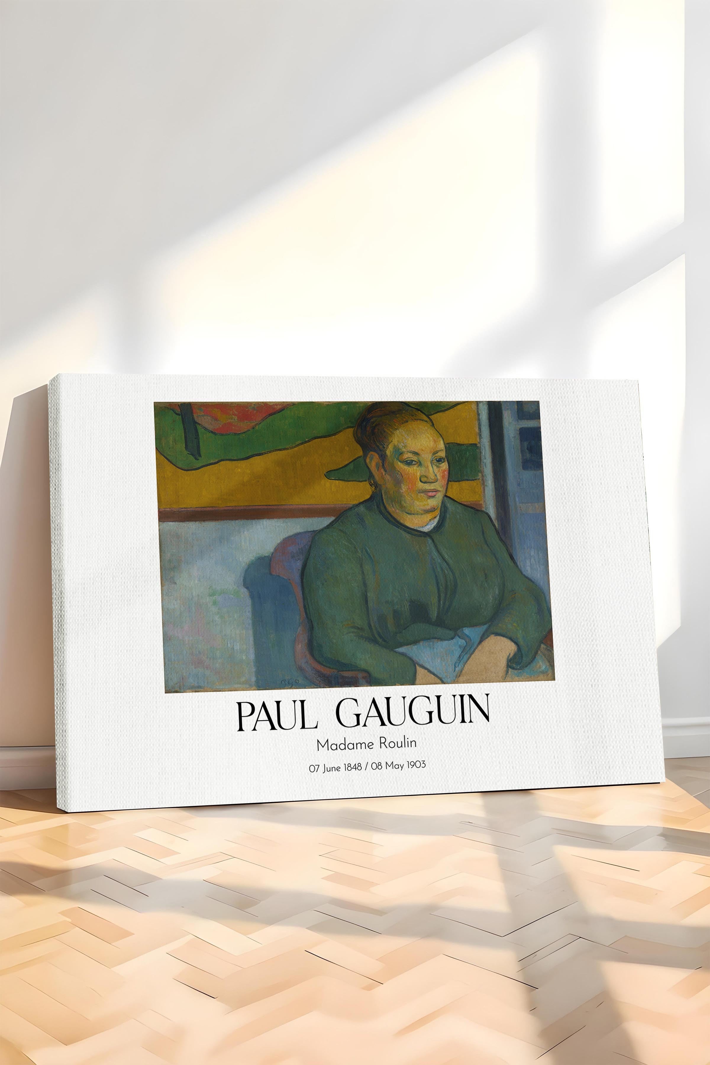 Paul Gauguin - Madame Roulin, Kanvas Tablo, Sanat Serisi NO:110582