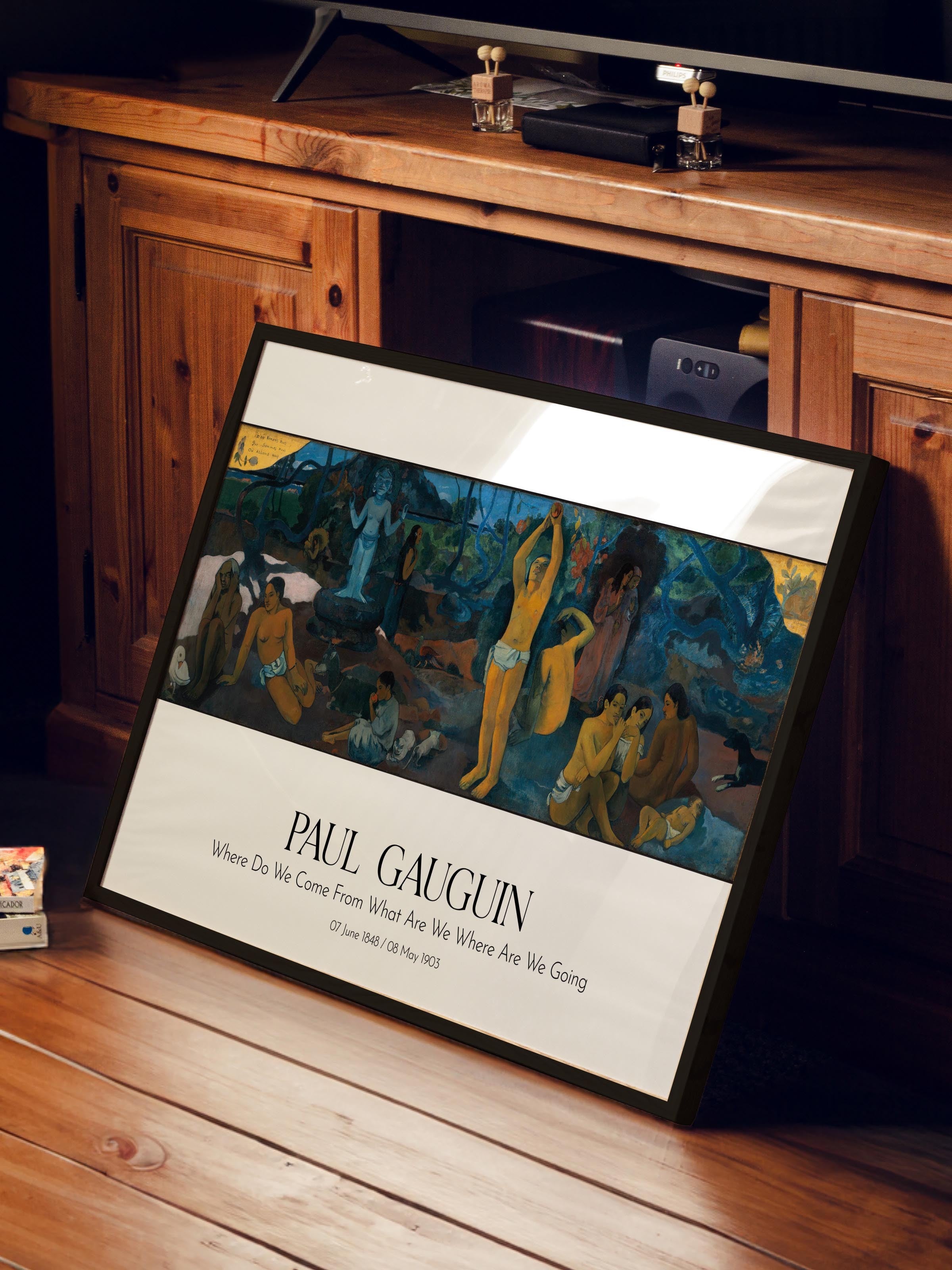 Paul Gauguin, Siyah Çerçeveli Tablo, Sanat Serisi NO:110583