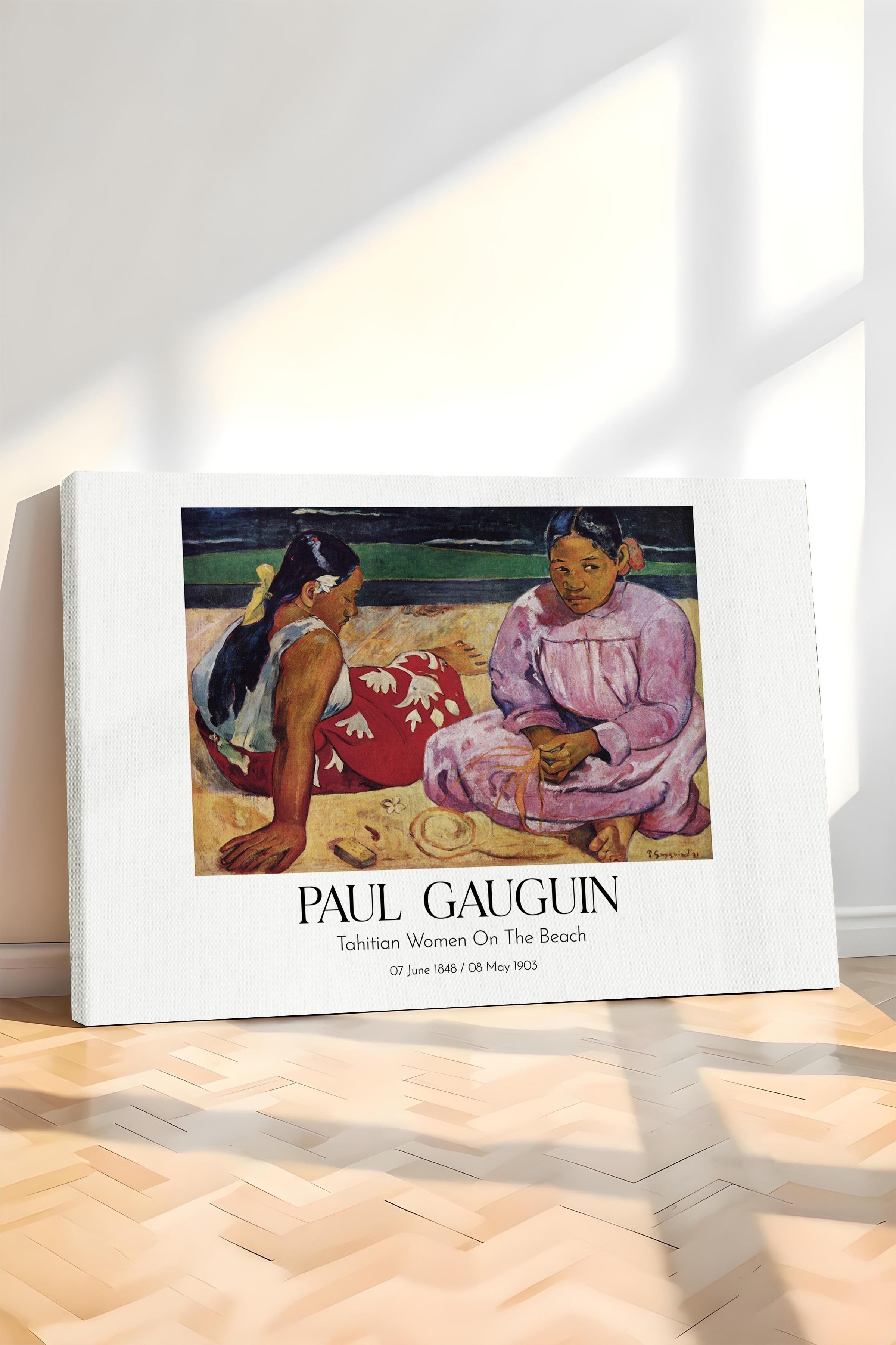 Paul Gauguin - Tahitian Women On The Beach, Kanvas Tablo, Sanat Serisi NO:110589