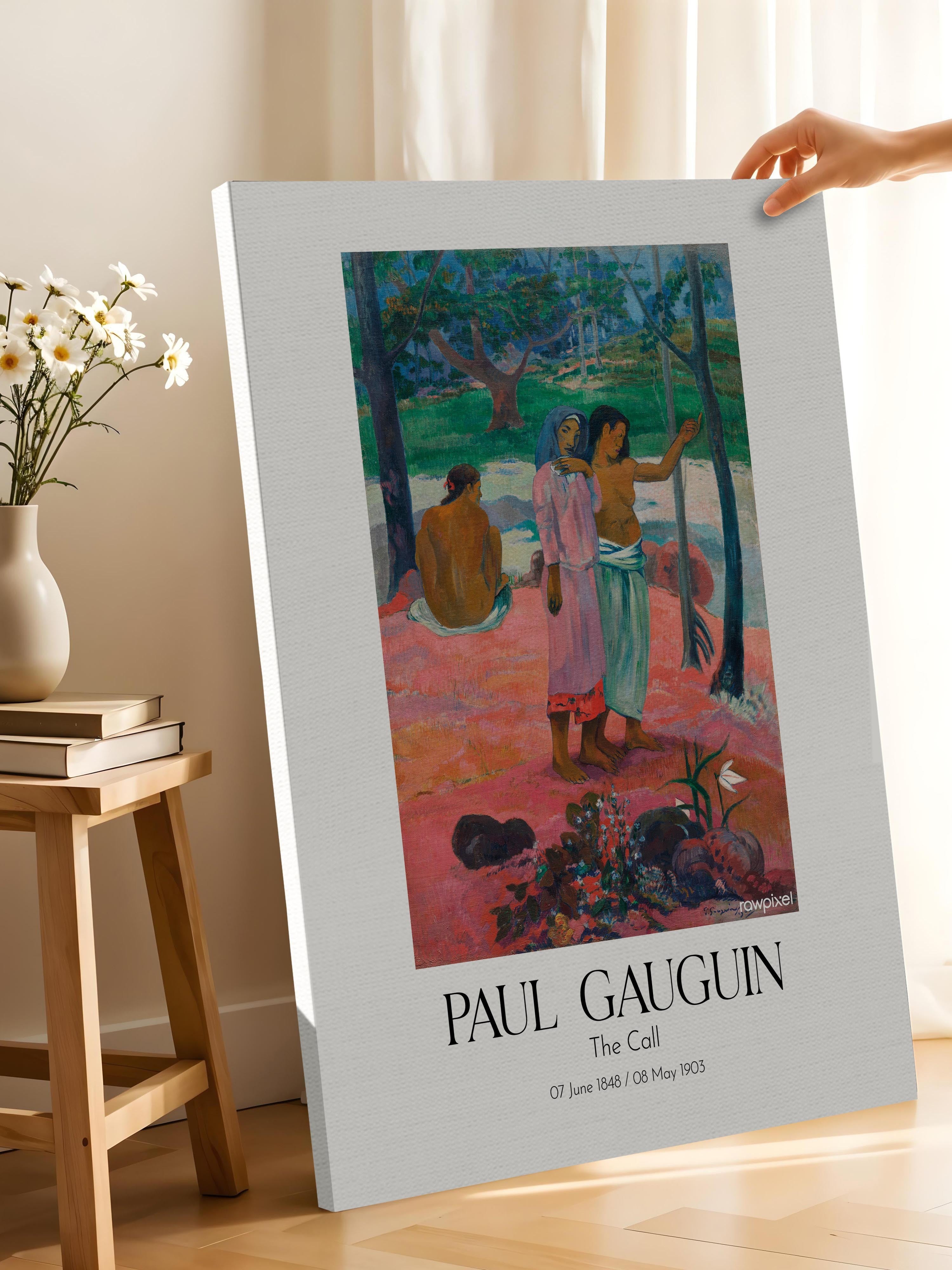 Paul Gauguin - The Call, Kanvas Tablo, Sanat Serisi NO:110562
