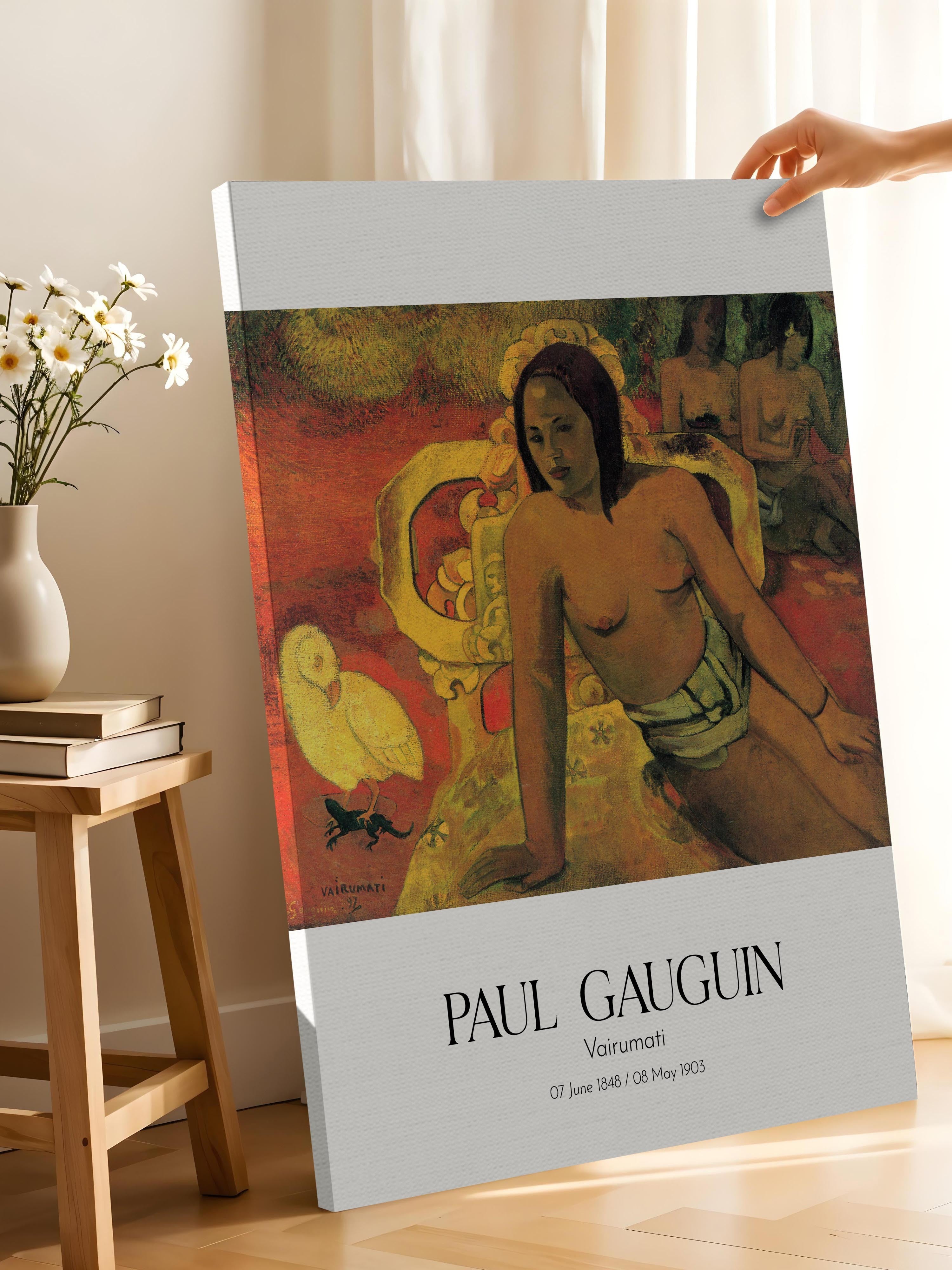 Paul Gauguin - Vairumati, Kanvas Tablo, Sanat Serisi NO:110579