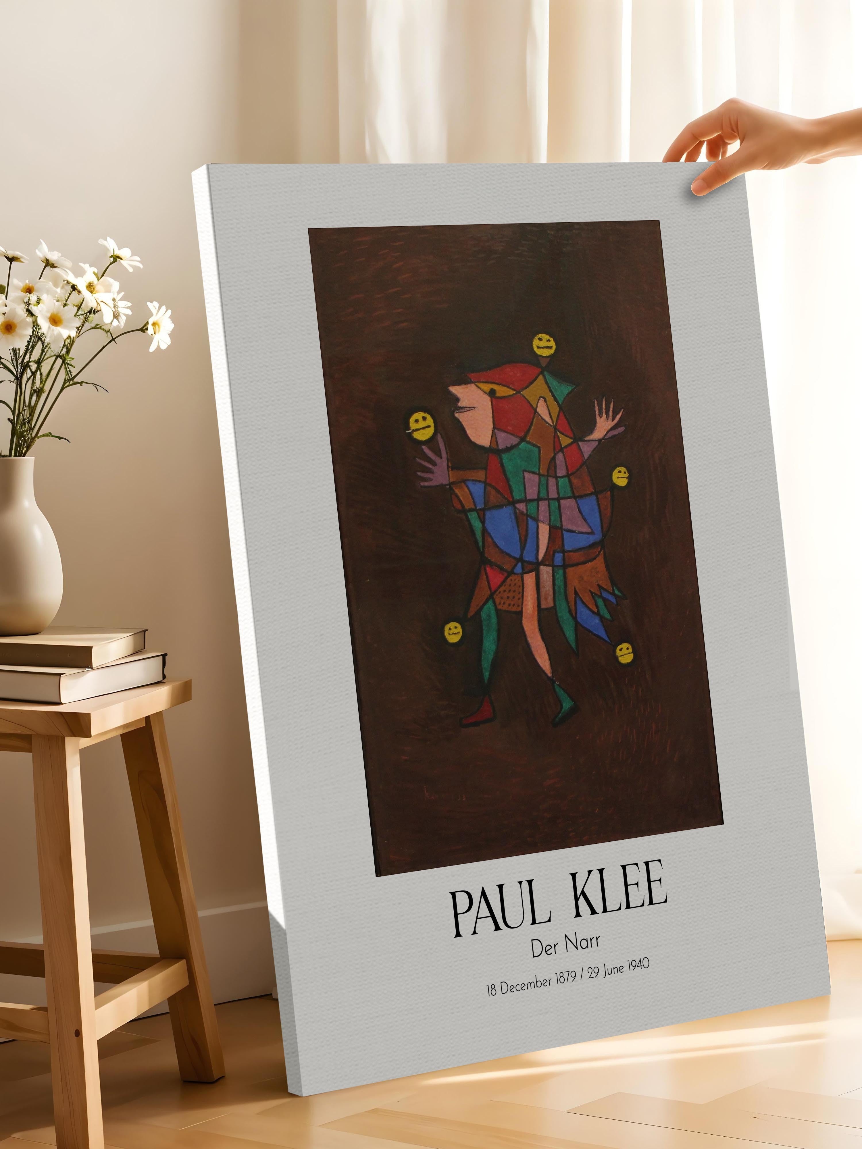 Paul Klee - Der Narr, Kanvas Tablo, Sanat Serisi NO:110110