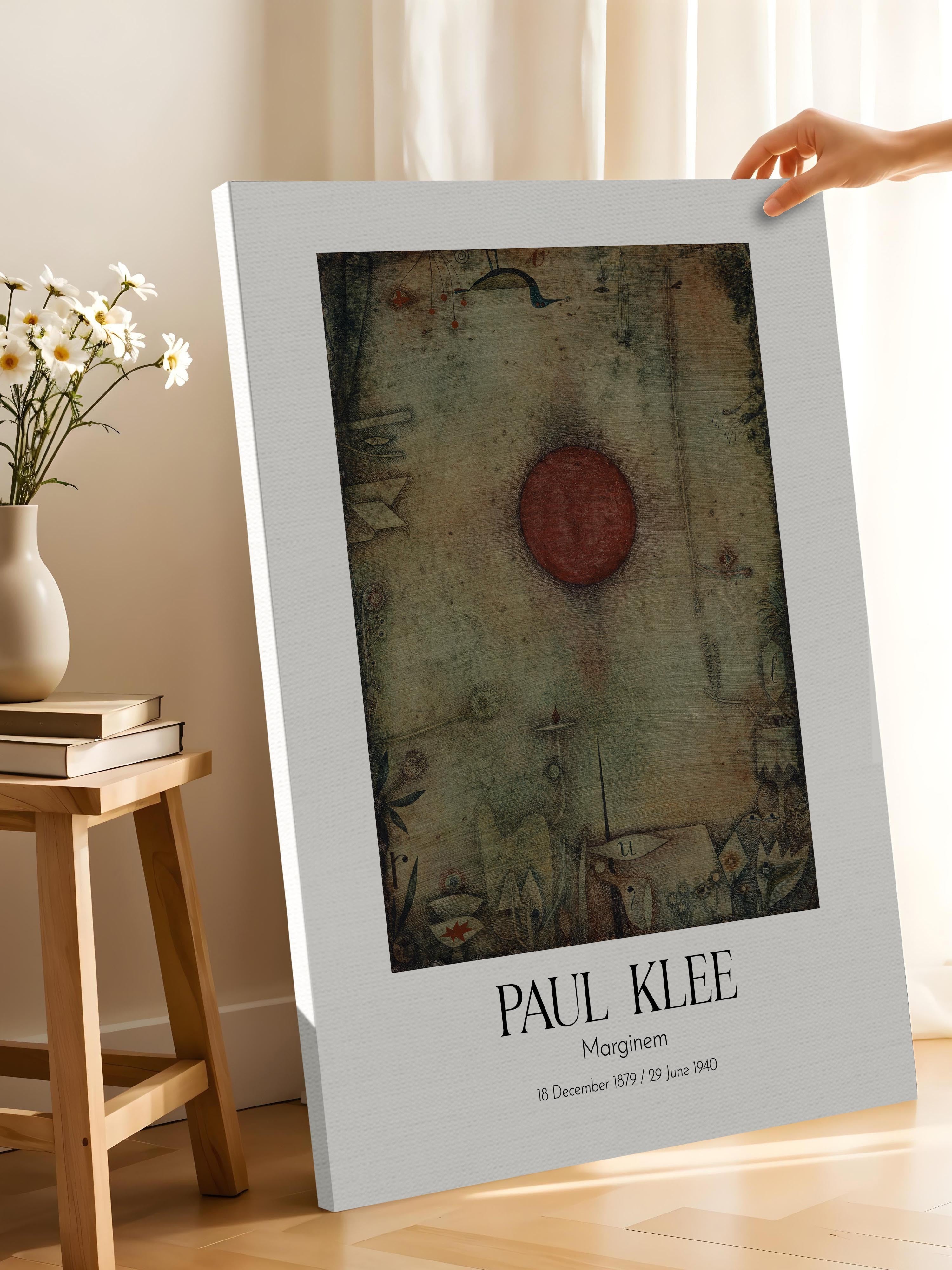 Paul Klee - Marginem, Kanvas Tablo, Sanat Serisi NO:110121