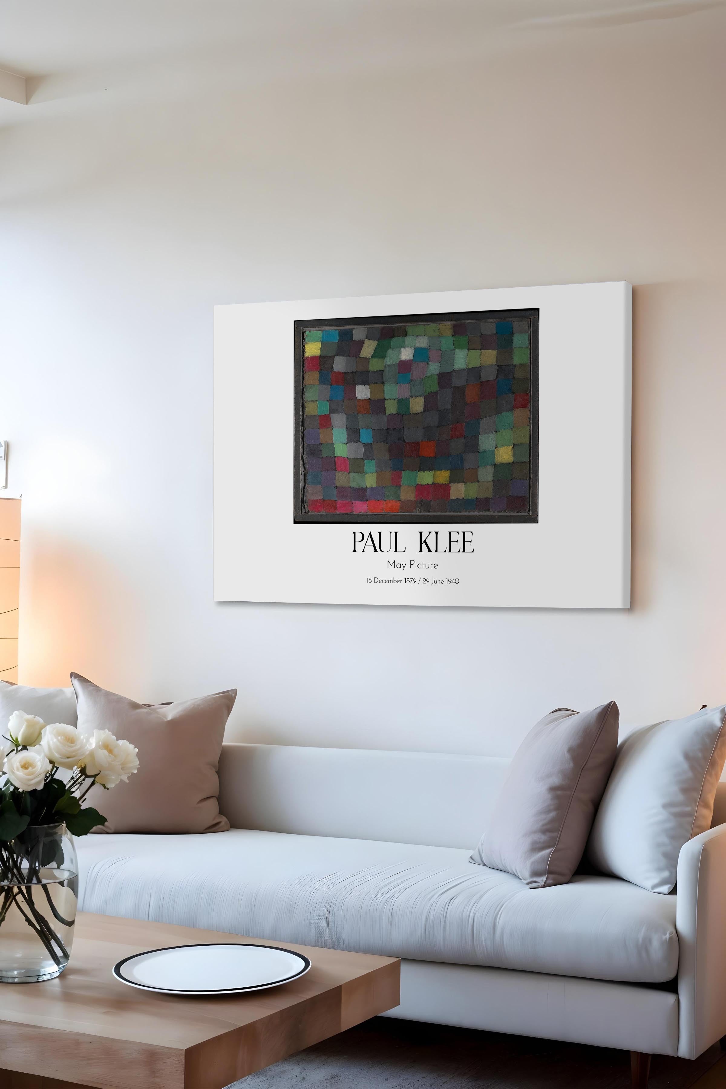 Paul Klee - May Picture, Kanvas Tablo, Sanat Serisi NO:110128