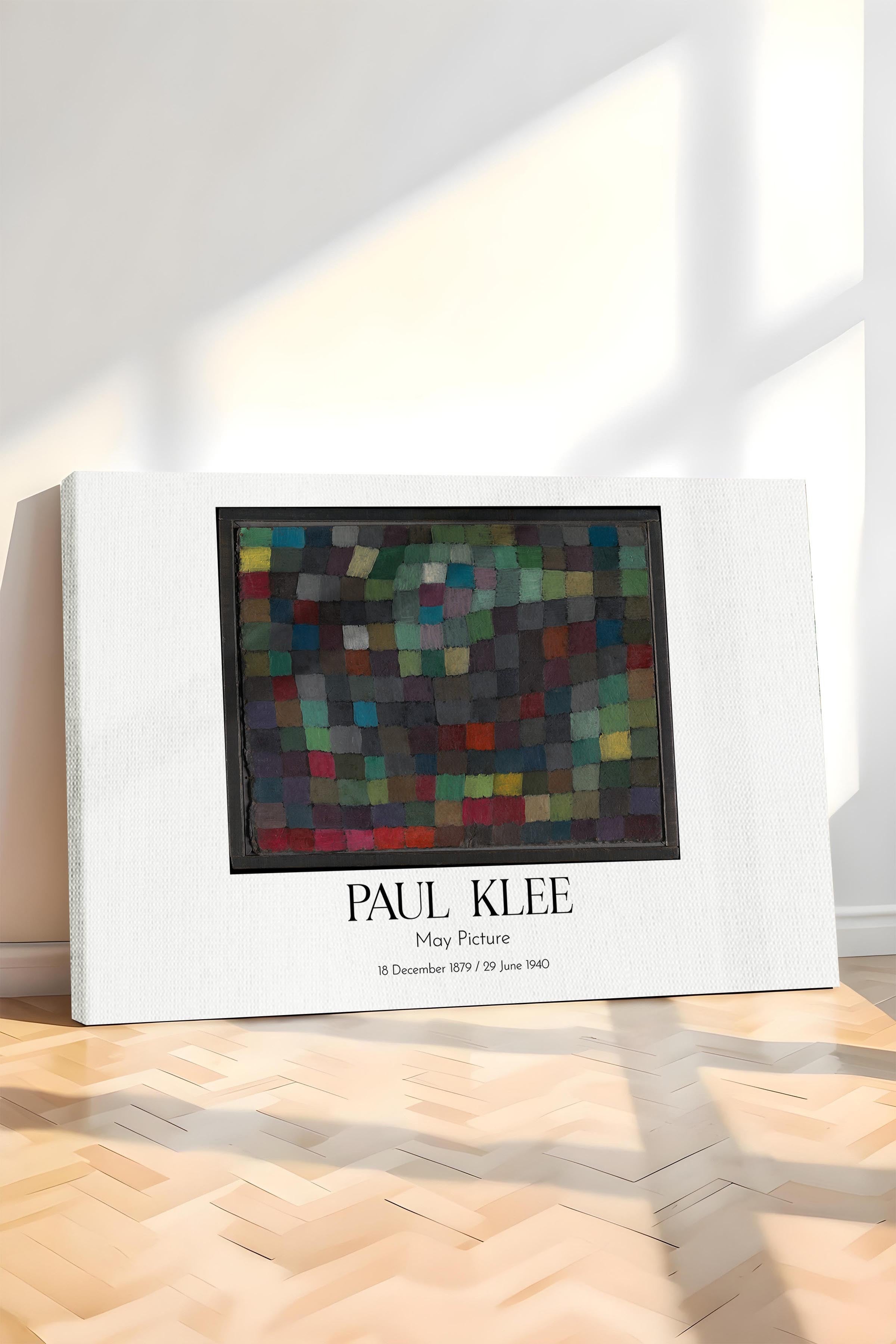 Paul Klee - May Picture, Kanvas Tablo, Sanat Serisi NO:110128
