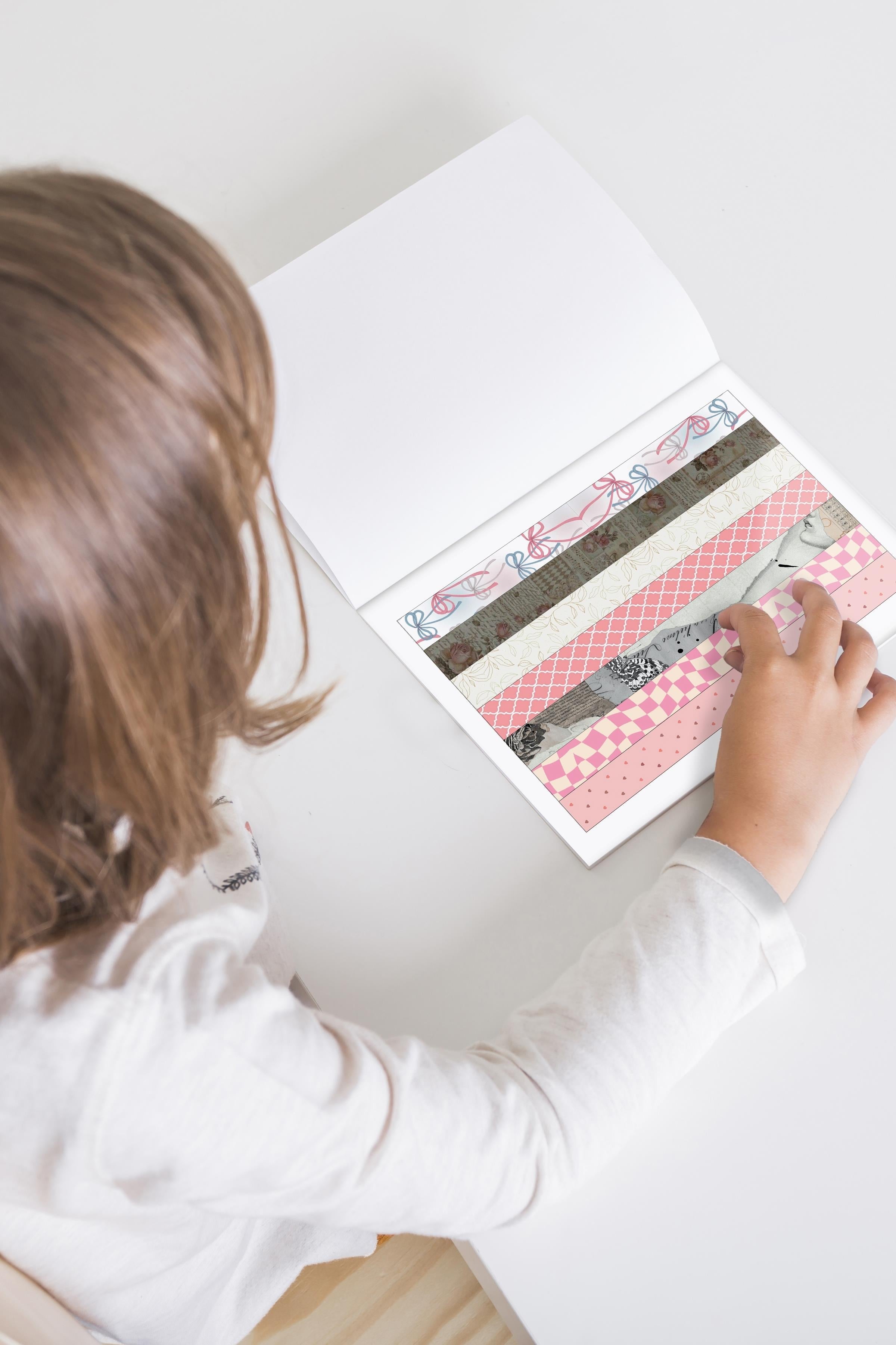Pembe JournalEtiket Seti, 40 Adet Renkli Etiket, Sticker Book, Sticker Defteri, Bullet Journal, Günlük