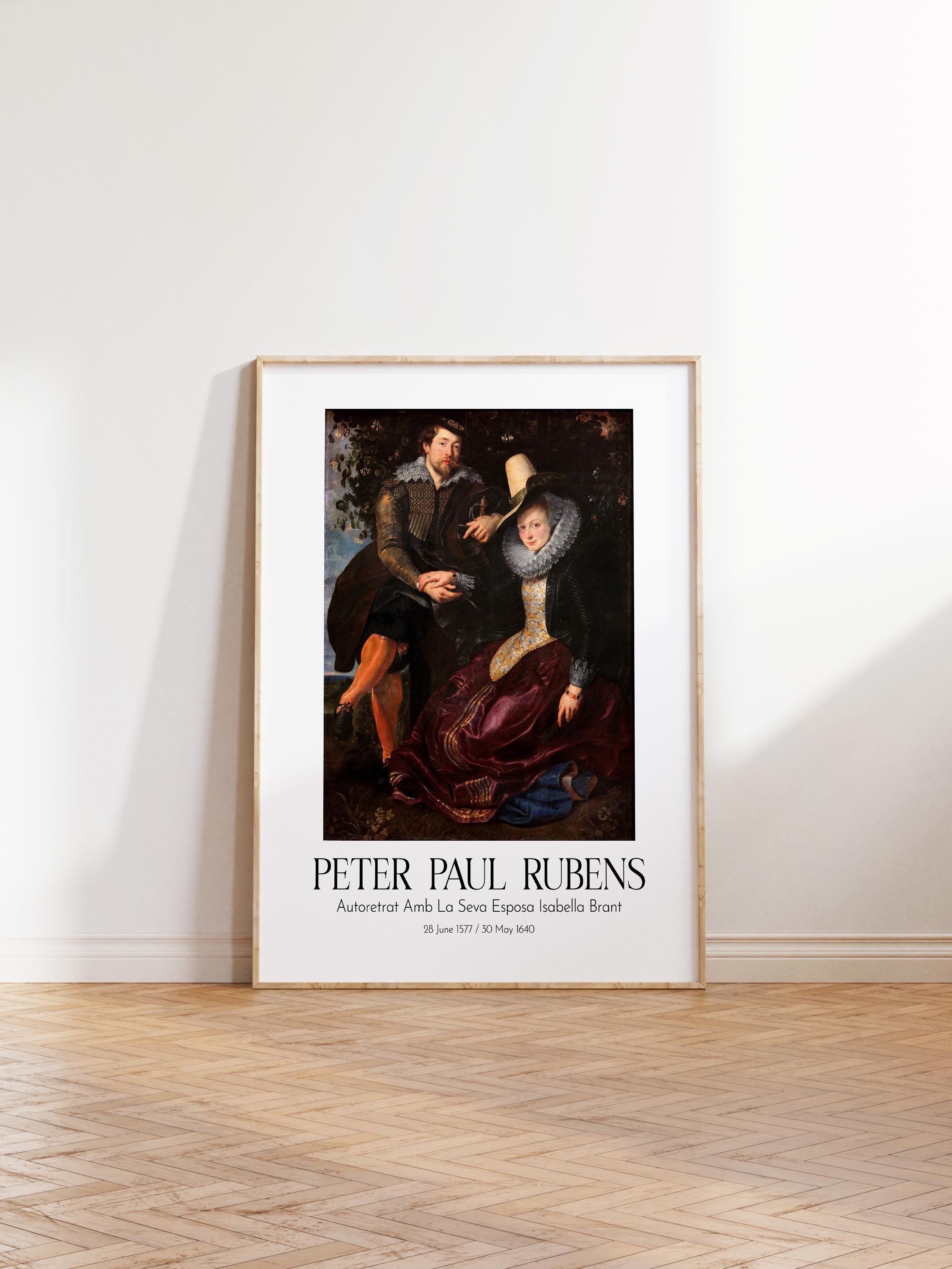 Peter Paul Rubens, Ahşap Çerçeveli Tablo, Sanat Serisi NO:112315