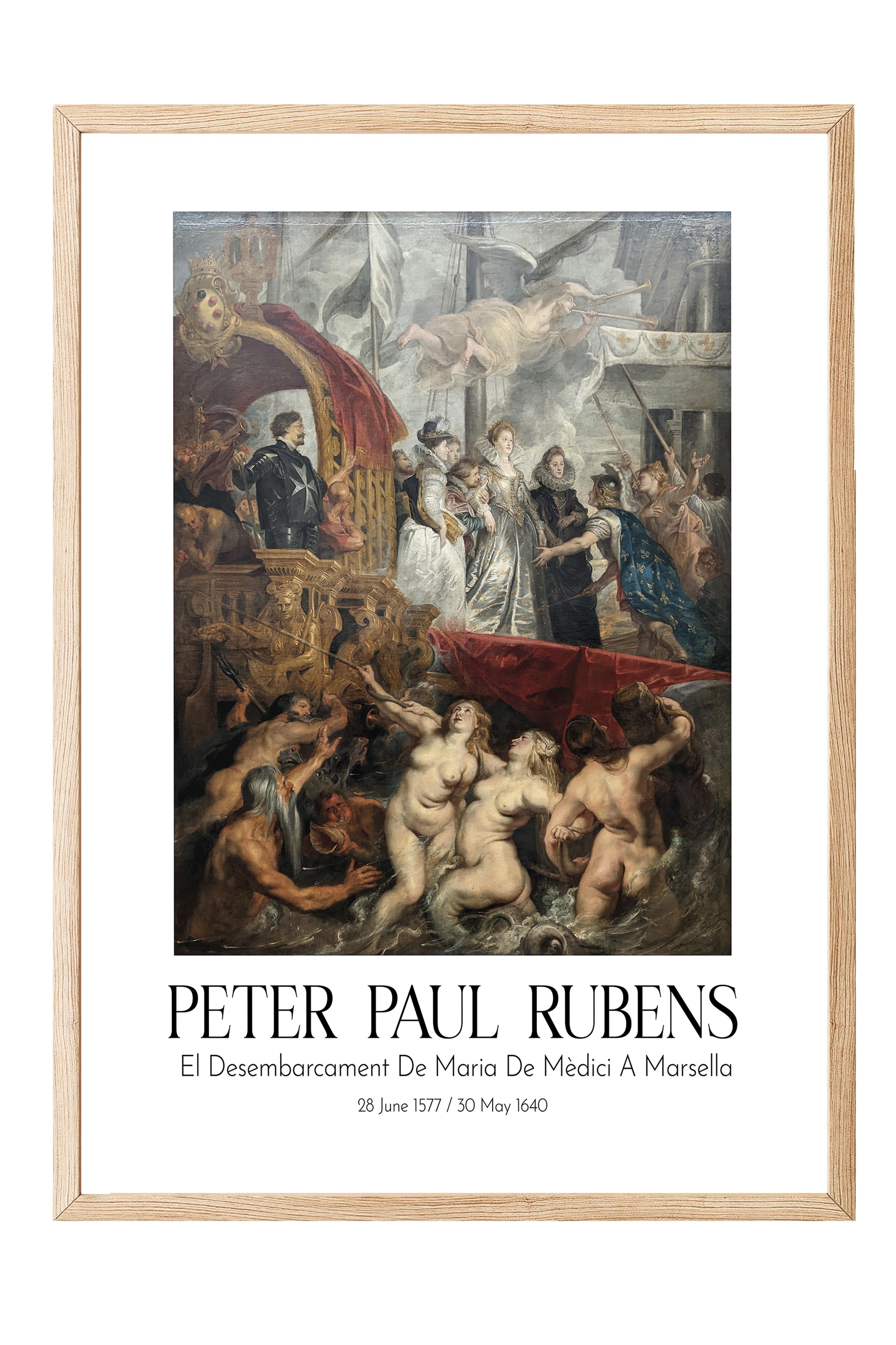 Peter Paul Rubens, Ahşap Çerçeveli Tablo, Sanat Serisi NO:112318