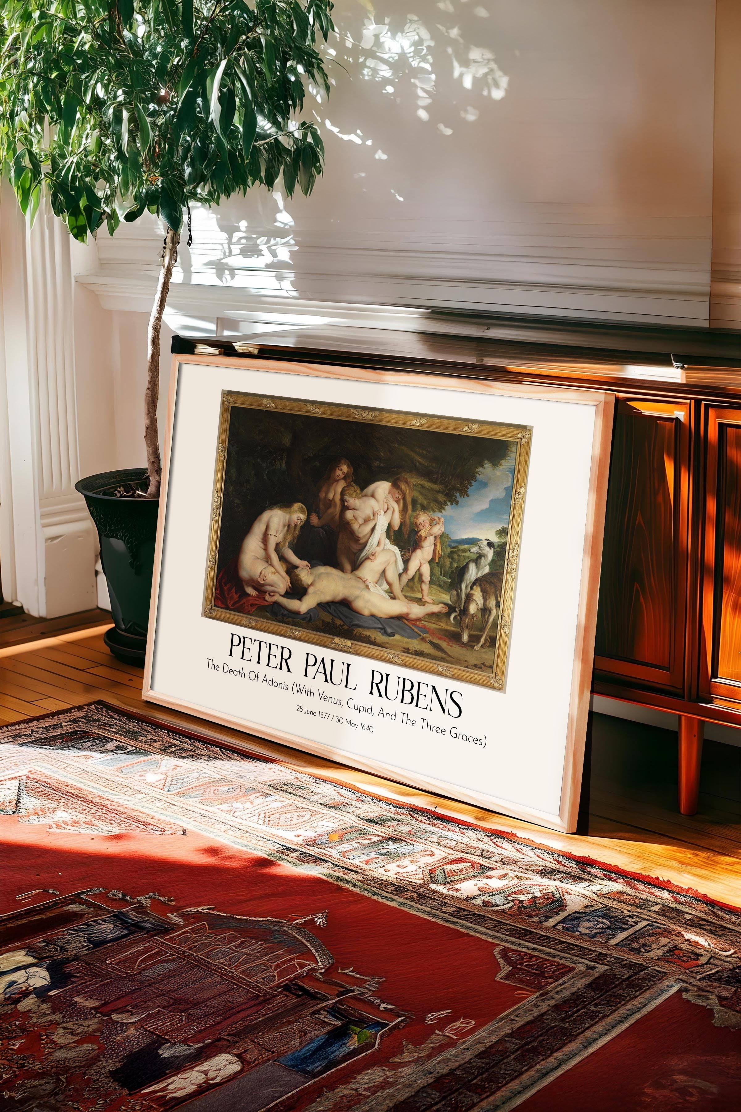 Peter Paul Rubens, Ahşap Çerçeveli Tablo, Sanat Serisi NO:112347