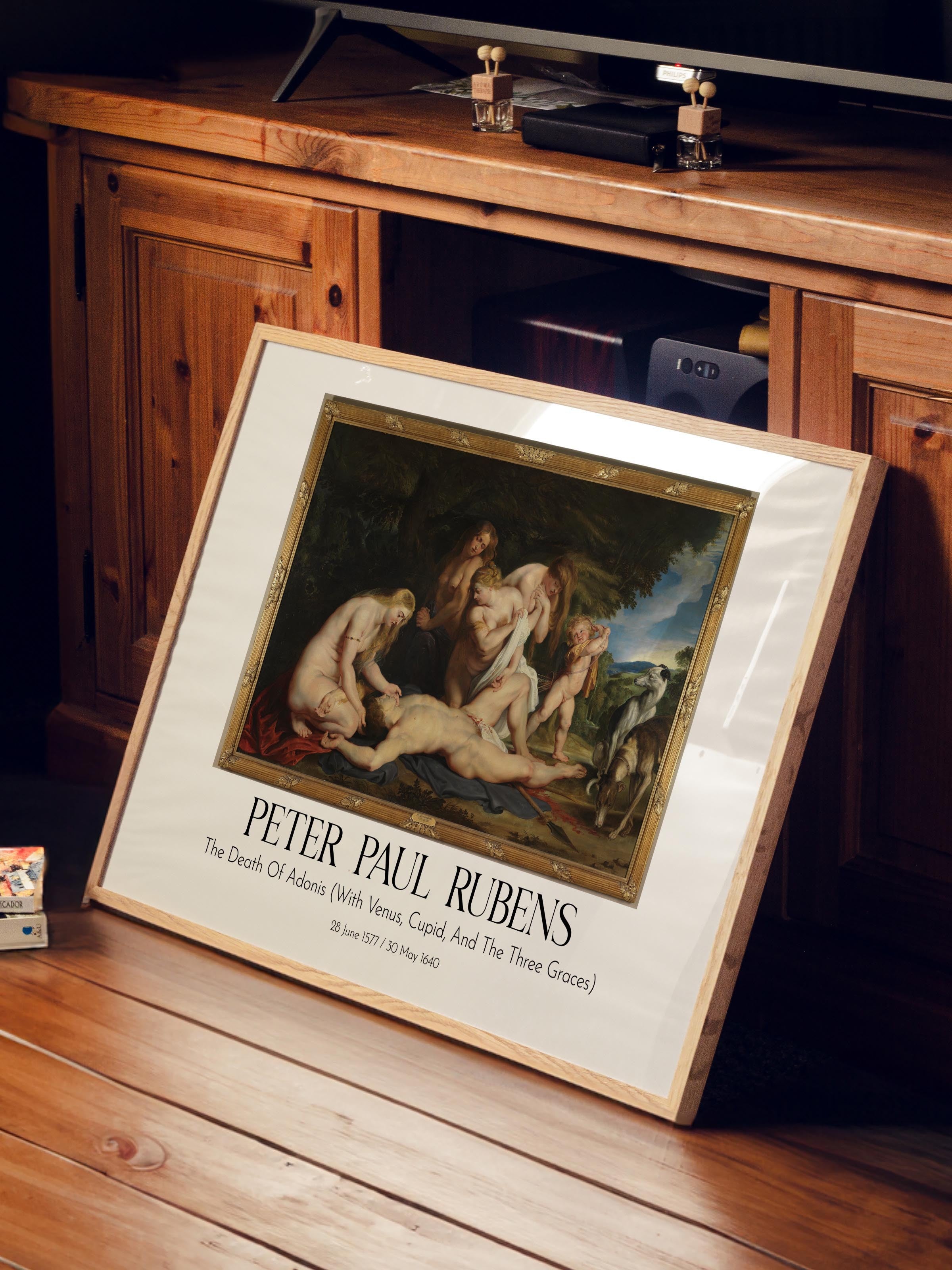 Peter Paul Rubens, Ahşap Çerçeveli Tablo, Sanat Serisi NO:112347
