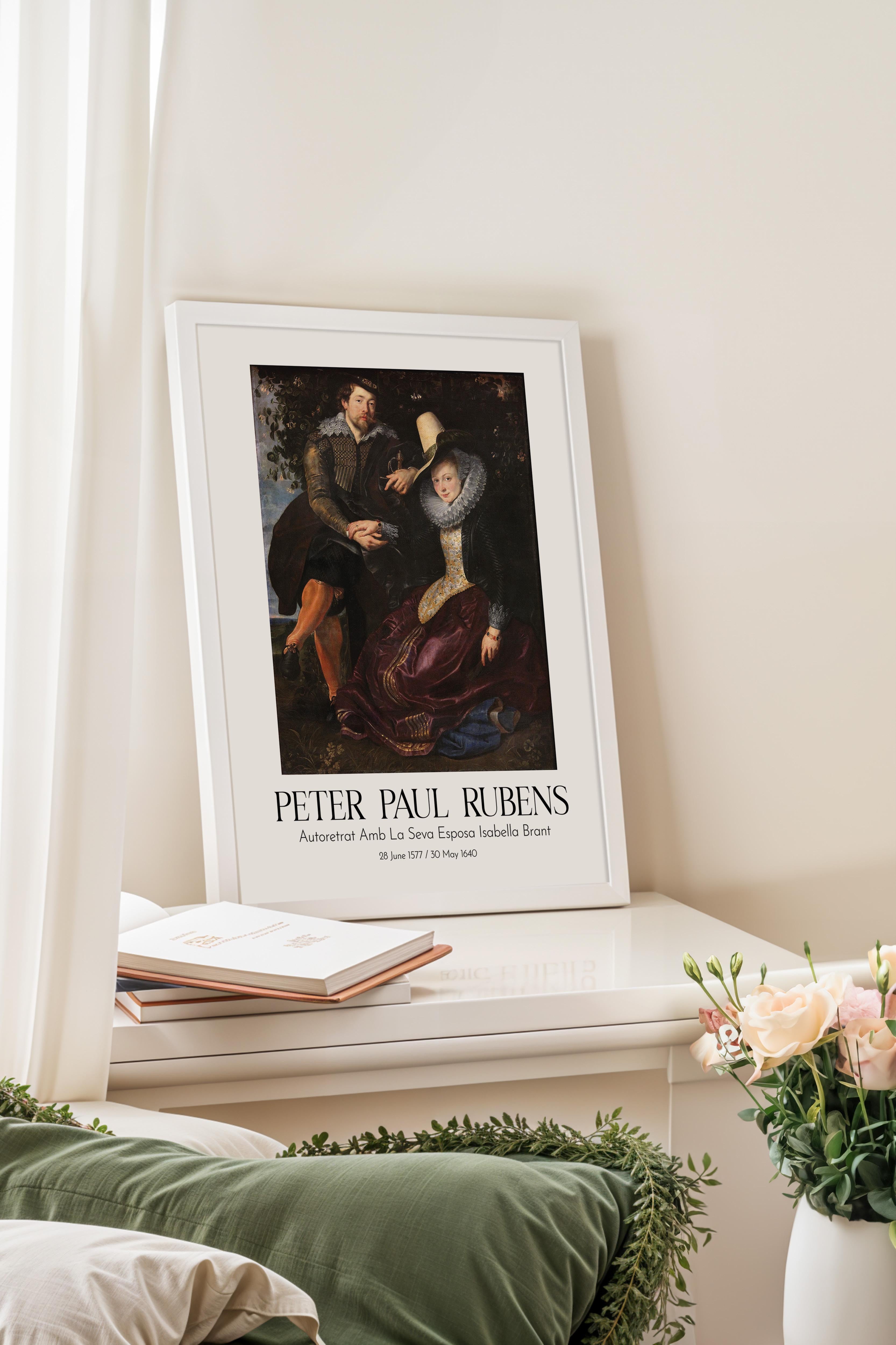 Peter Paul Rubens, Beyaz Çerçeveli Tablo, Sanat Serisi NO:112315