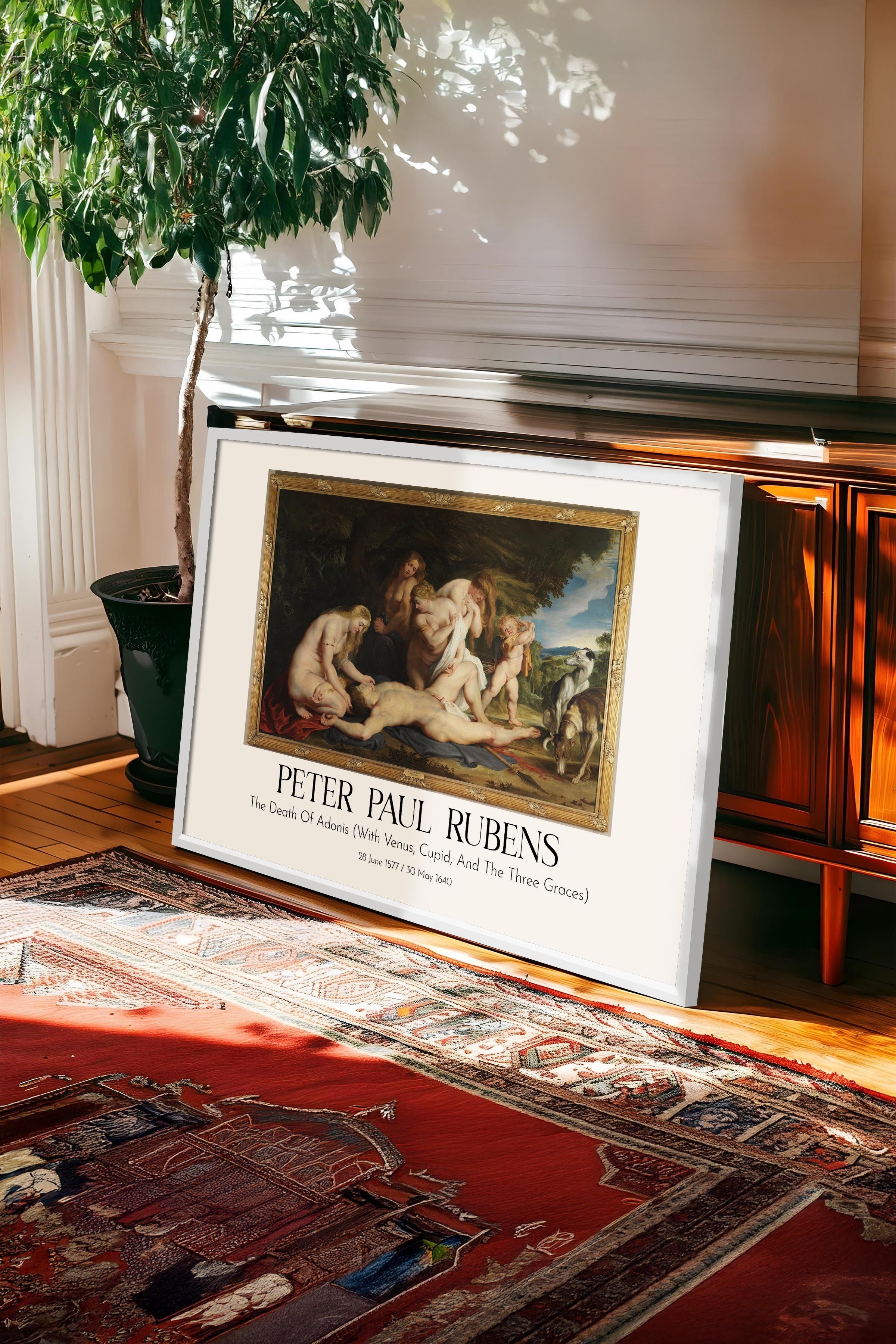 Peter Paul Rubens, Beyaz Çerçeveli Tablo, Sanat Serisi NO:112347