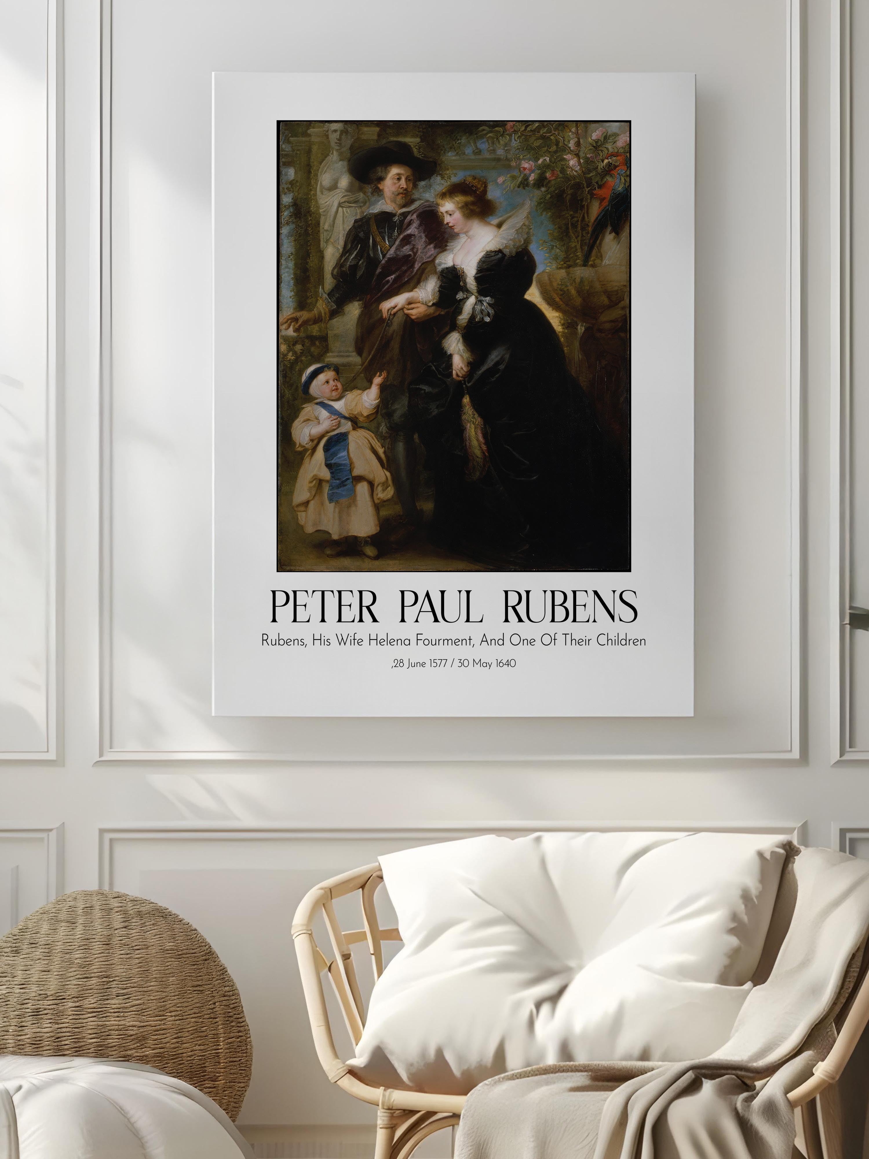 Peter Paul Rubens, Kanvas Tablo, Sanat Serisi NO:112328
