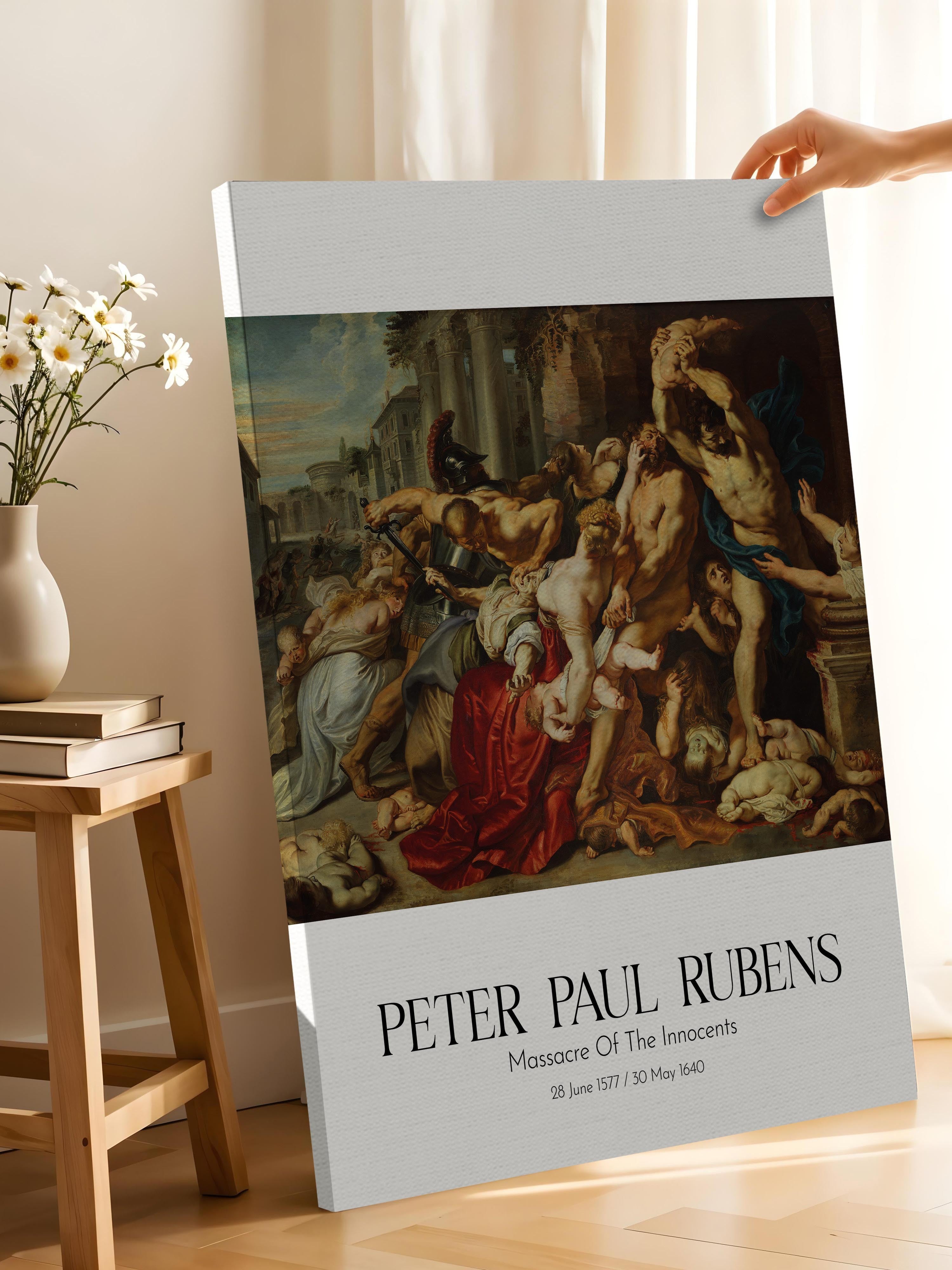Peter Paul Rubens - Massacre Of The Innocents, Kanvas Tablo, Sanat Serisi NO:112322