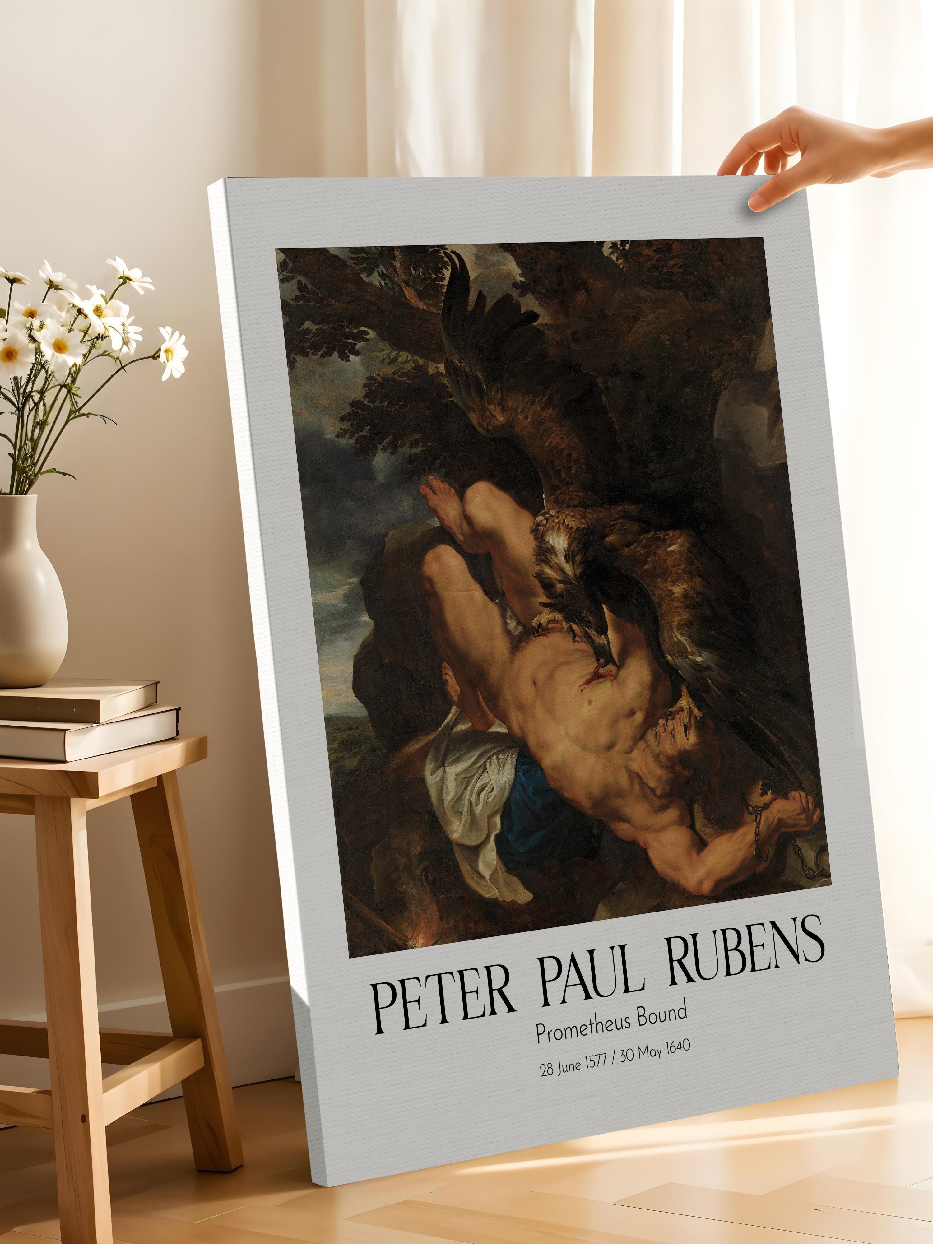 Peter Paul Rubens - Prometheus Bound, Kanvas Tablo, Sanat Serisi NO:112325