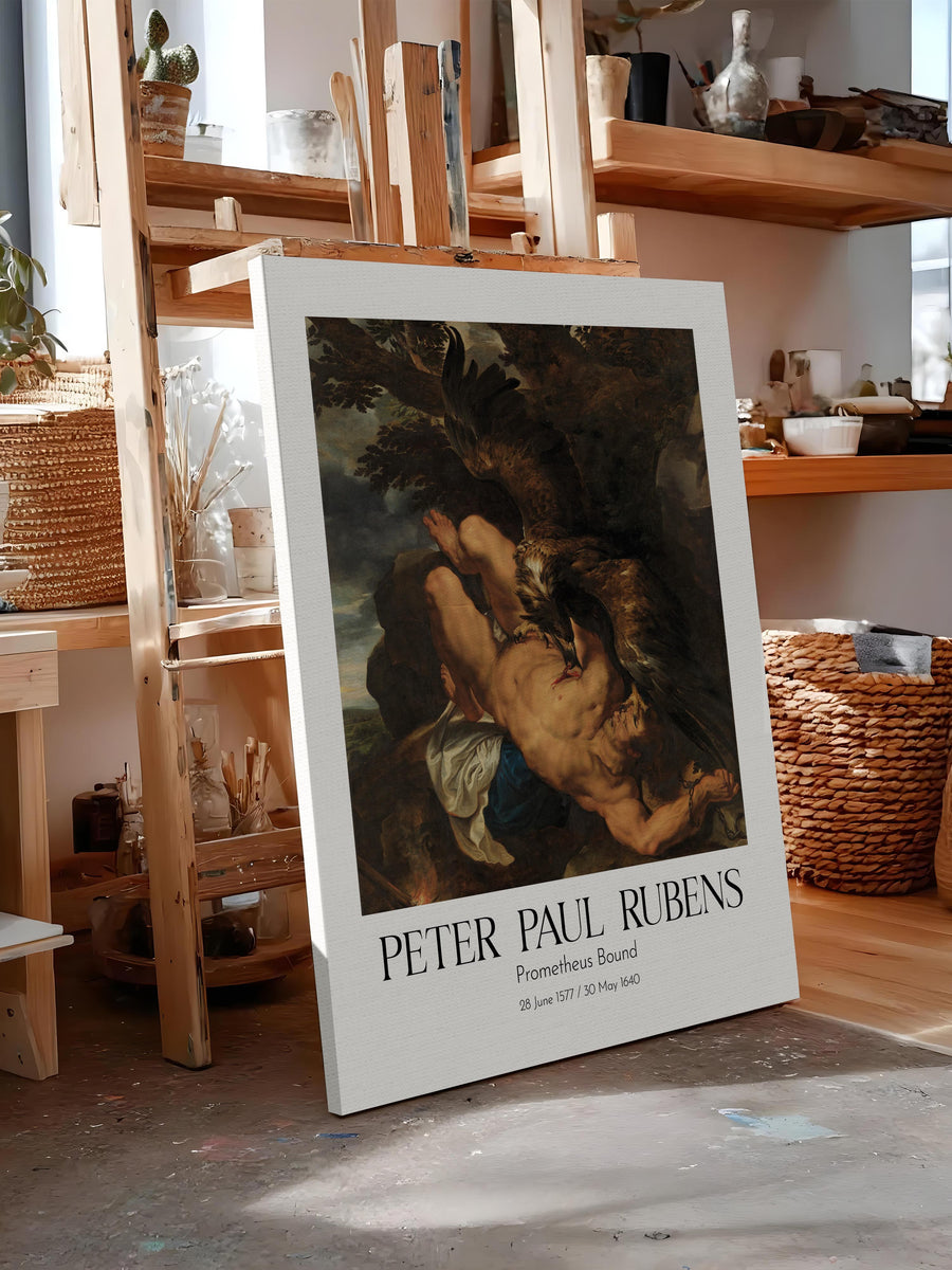 Peter Paul Rubens - Prometheus Bound, Kanvas Tablo, Sanat Serisi NO:112325