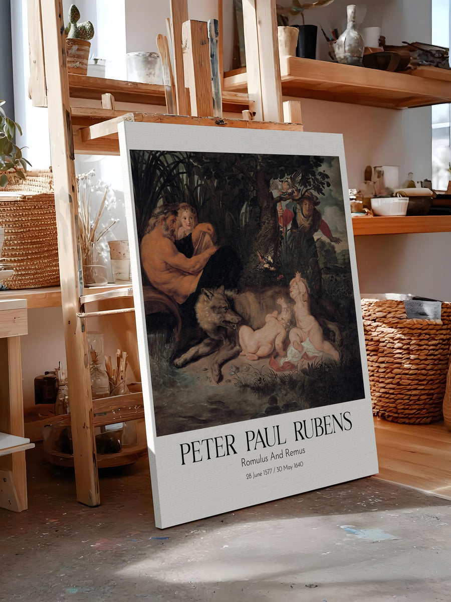 Peter Paul Rubens - Romulus And Remus, Kanvas Tablo, Sanat Serisi NO:112327
