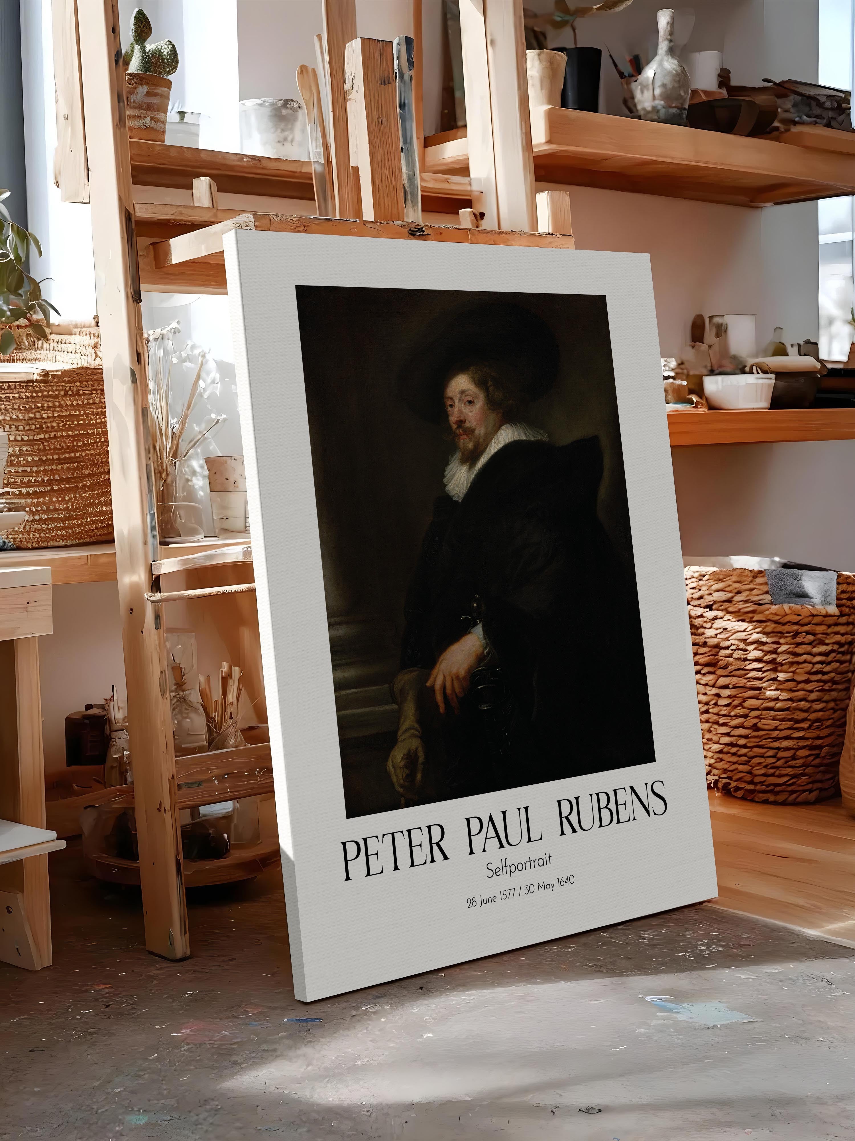 Peter Paul Rubens - Selfportrait, Kanvas Tablo, Sanat Serisi NO:112331