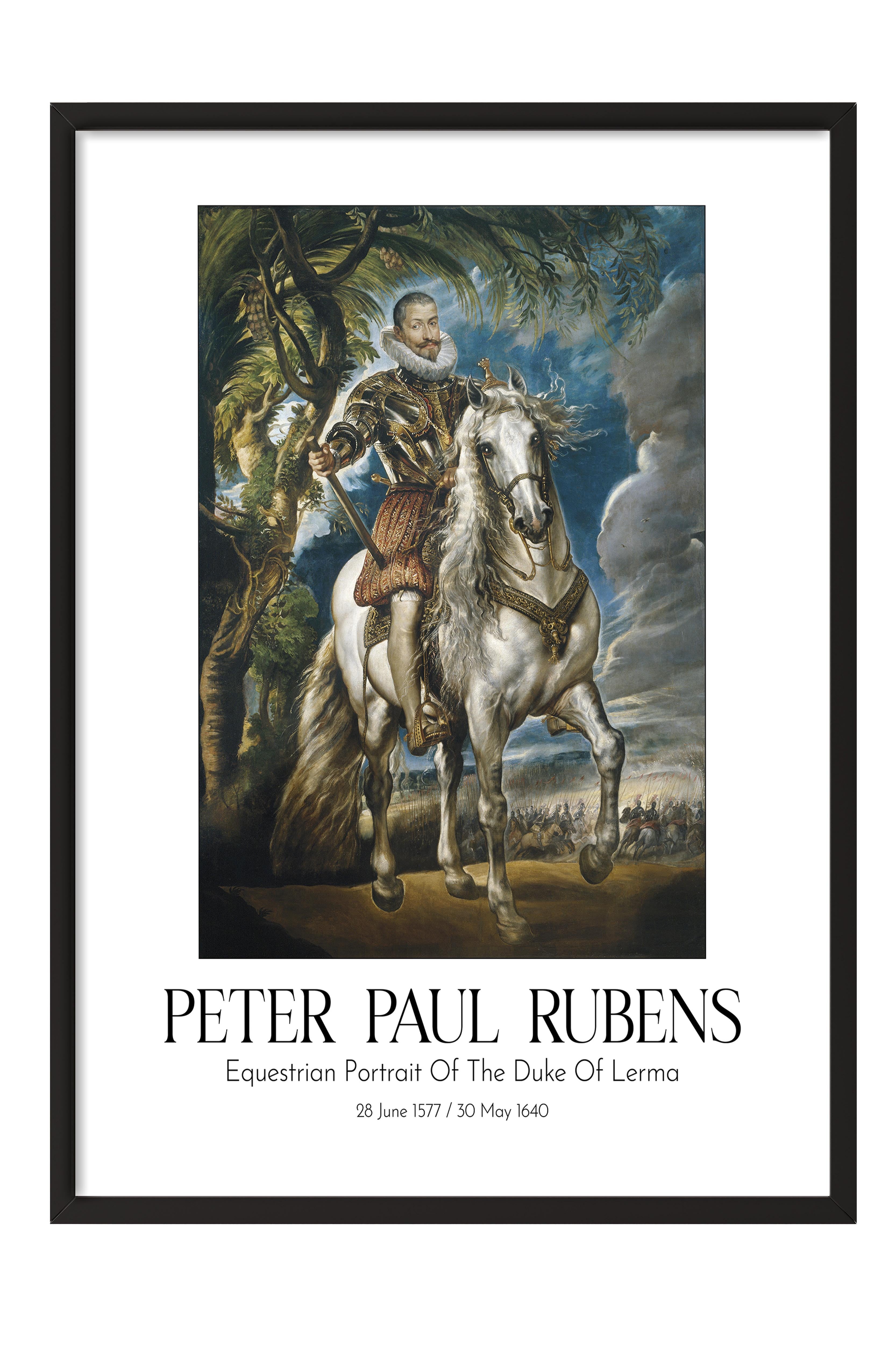 Peter Paul Rubens, Siyah Çerçeveli Tablo, Sanat Serisi NO:112319