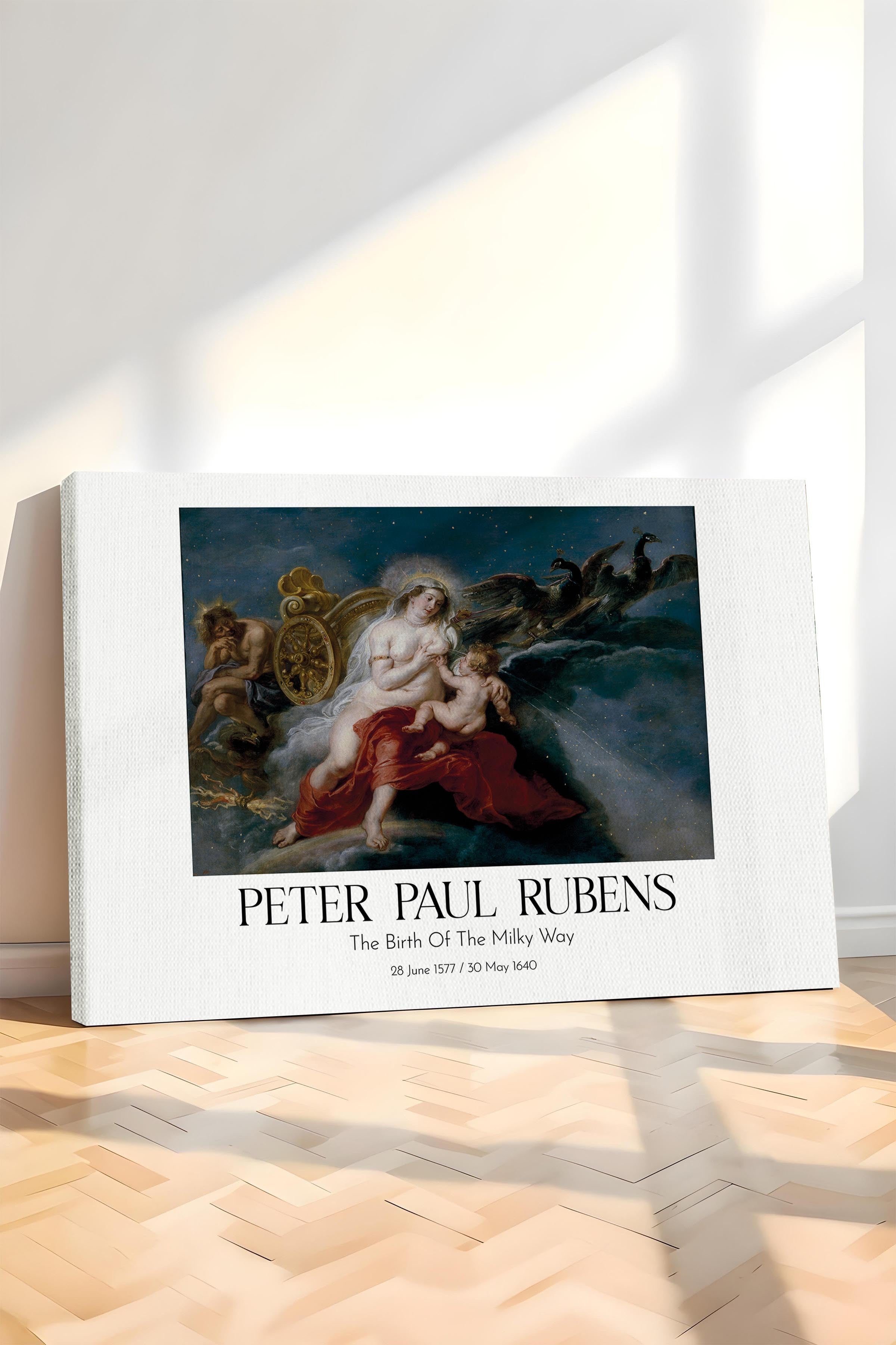 Peter Paul Rubens - The Birth Of The Milky Way, Kanvas Tablo, Sanat Serisi NO:112346