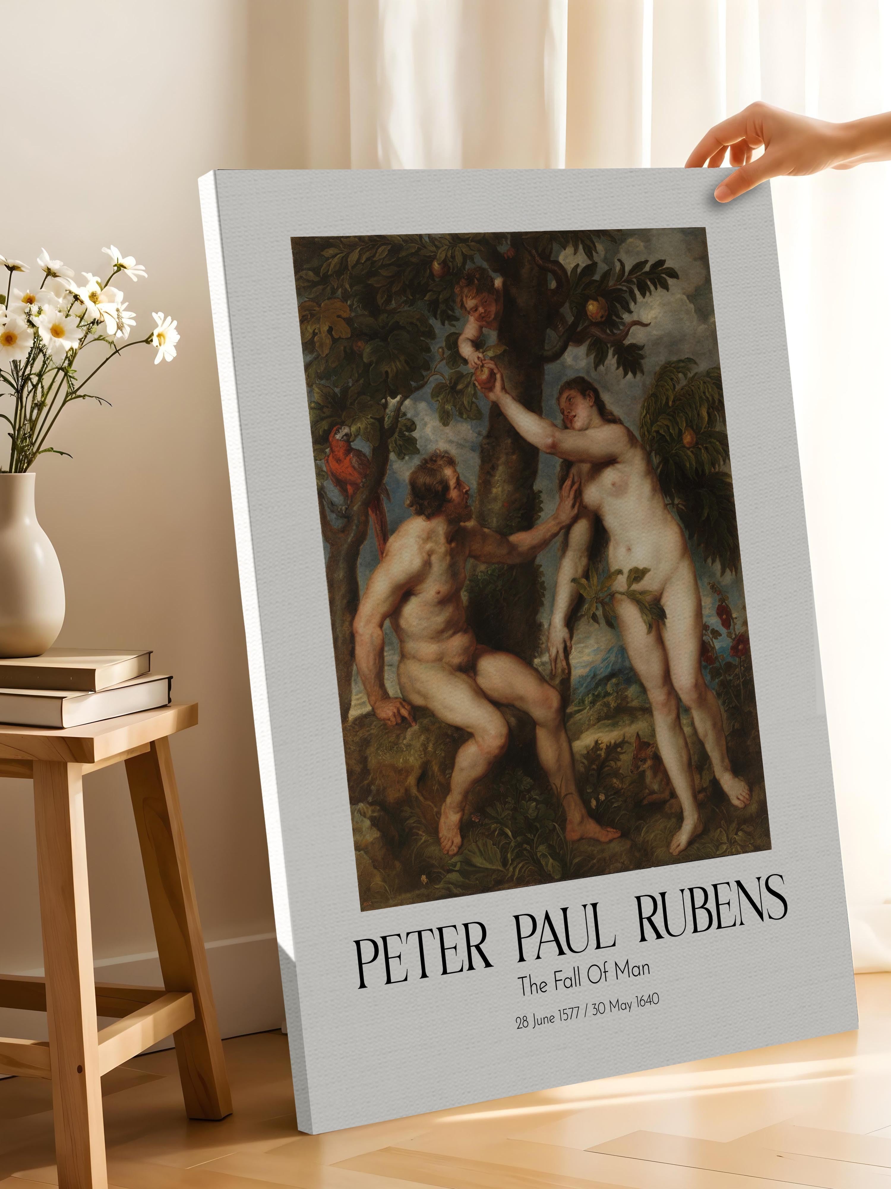 Peter Paul Rubens - The Fall Of Man, Kanvas Tablo, Sanat Serisi NO:112334
