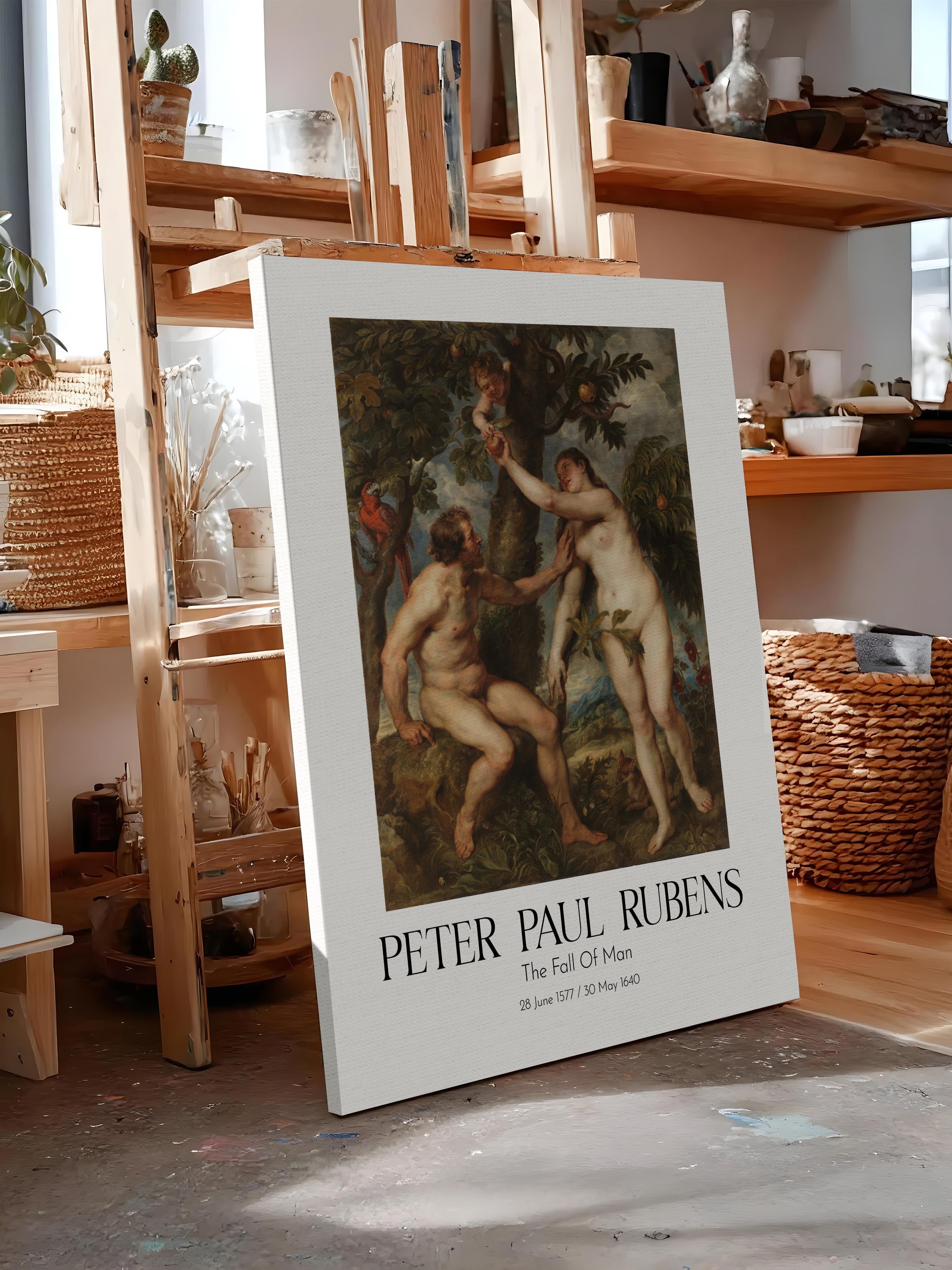 Peter Paul Rubens - The Fall Of Man, Kanvas Tablo, Sanat Serisi NO:112334