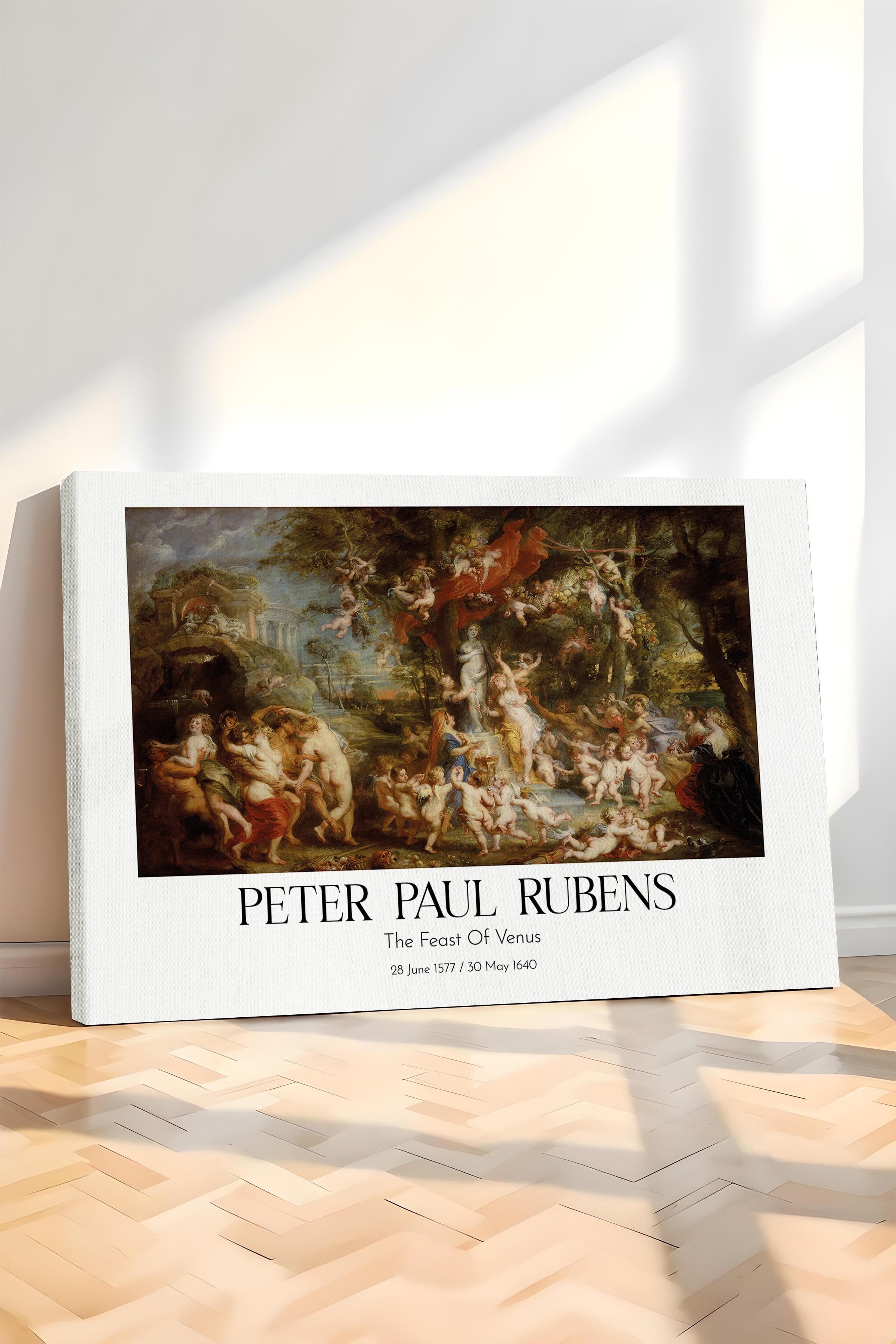 Peter Paul Rubens - The Feast Of Venus, Kanvas Tablo, Sanat Serisi NO:112350